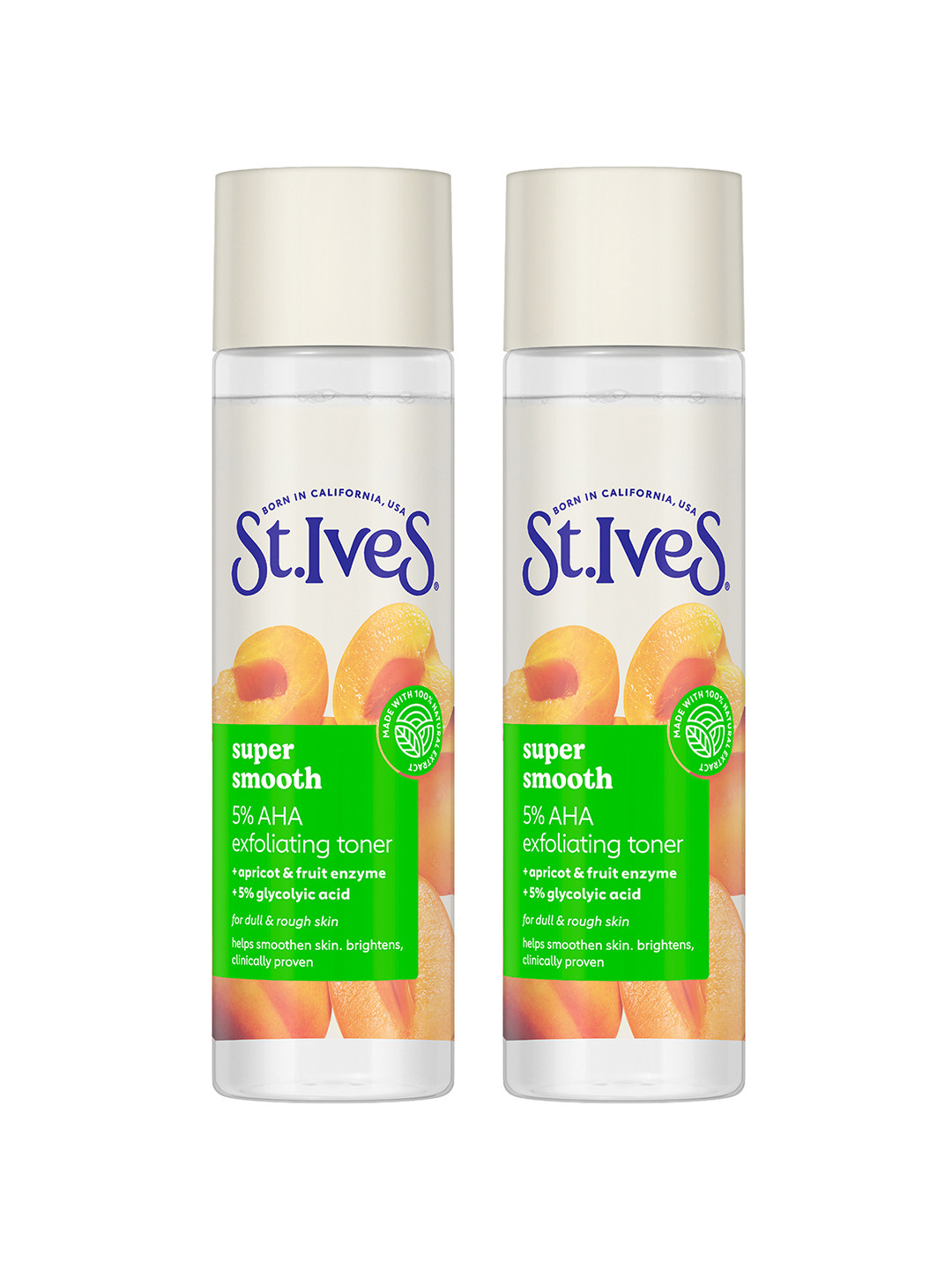St. Ives Set Of 2 Super Smooth 5% BHA Exfoliating Toner - 150ml Each