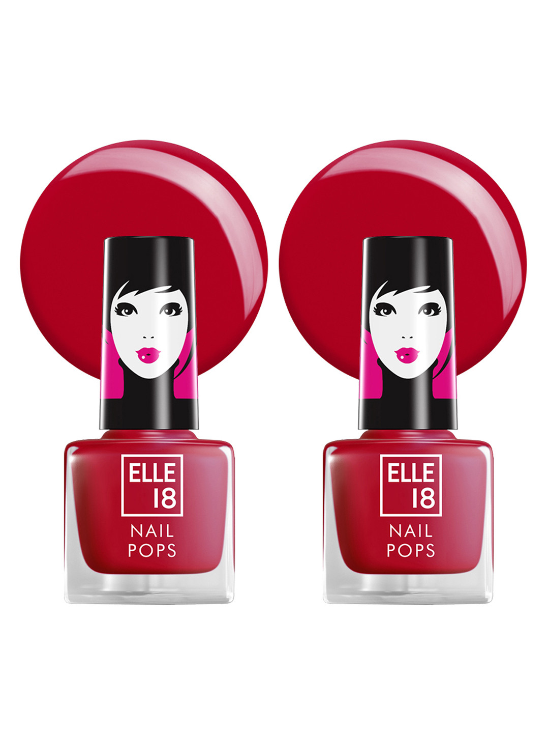 ELLE 18 Set of 2 Nail Pops Nail Color With Glossy Finish 5ml each - Shade 171
