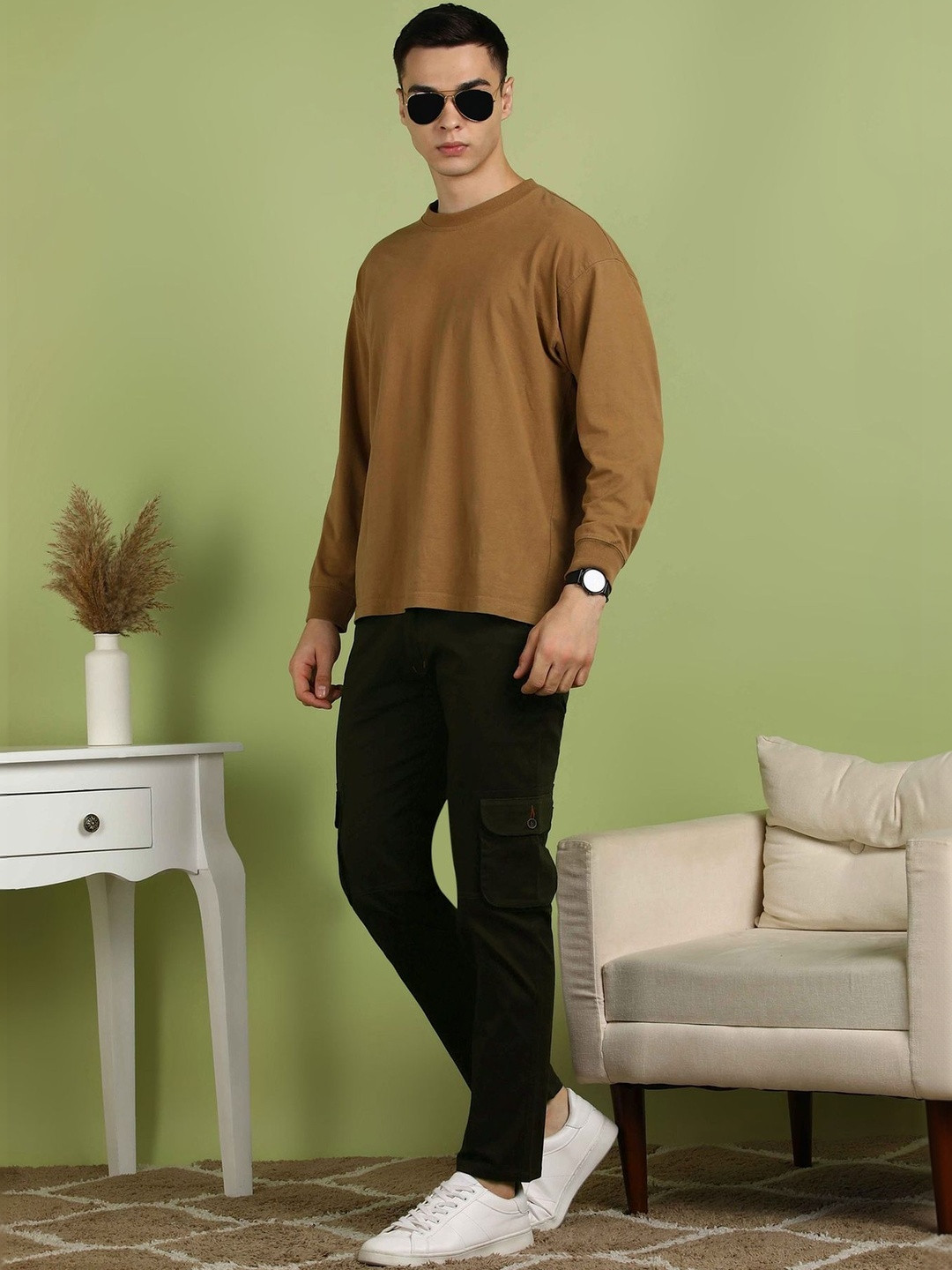 XENOR Men Slim Fit Cargos Trousers