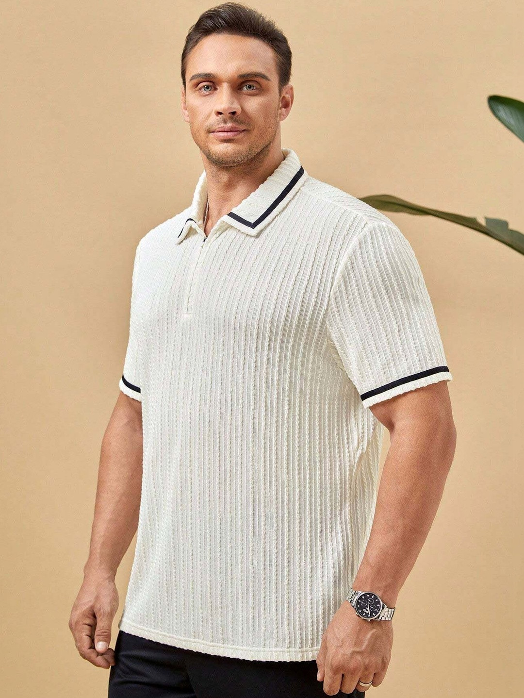 GENZILOOKS Men Polo Collar Organic Cotton 1 T-shirt