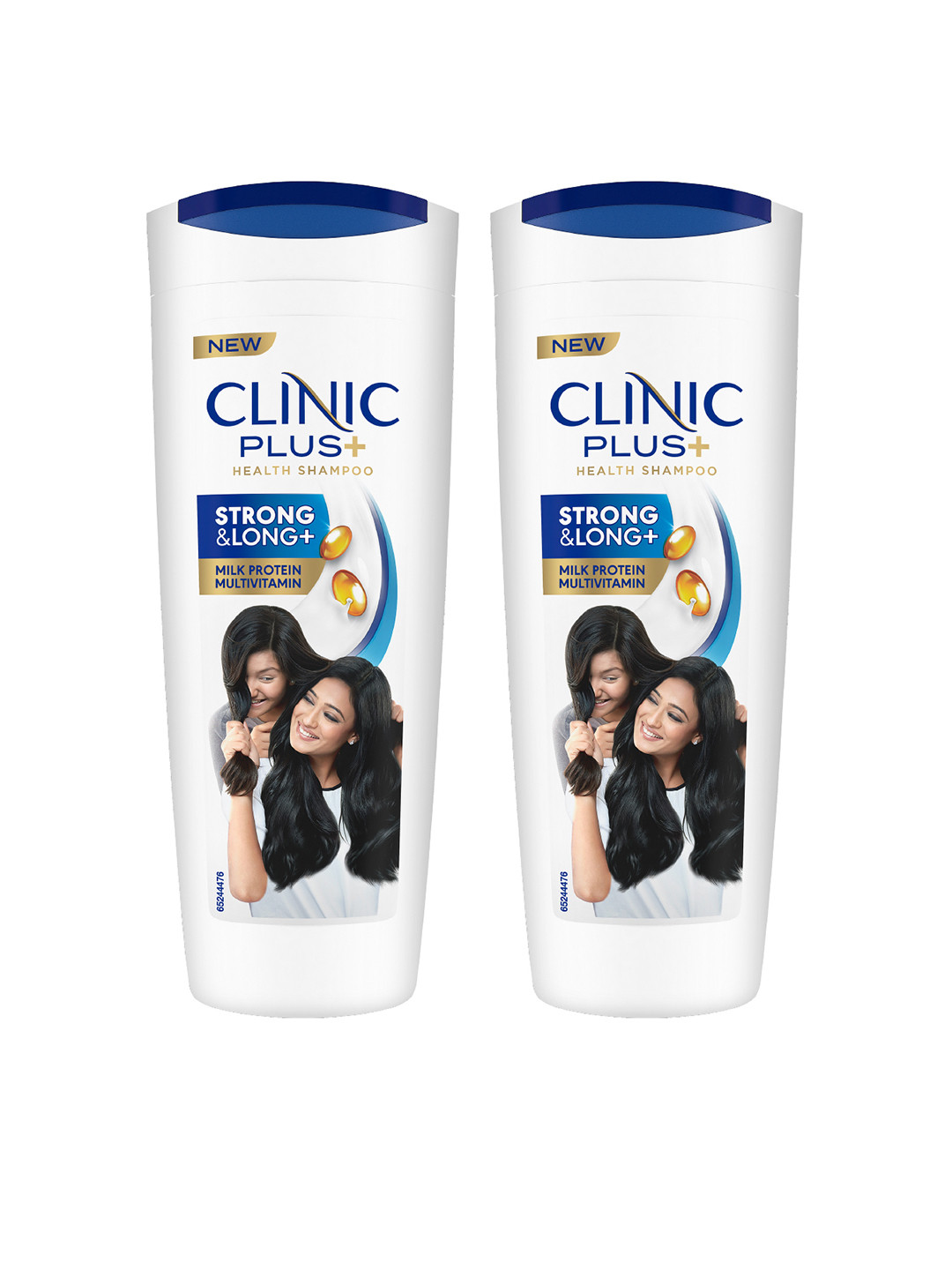 Clinic Plus Set Of 2 Strong & Long Shampoo With Milk Protein & Multivitamins - 175ml Each