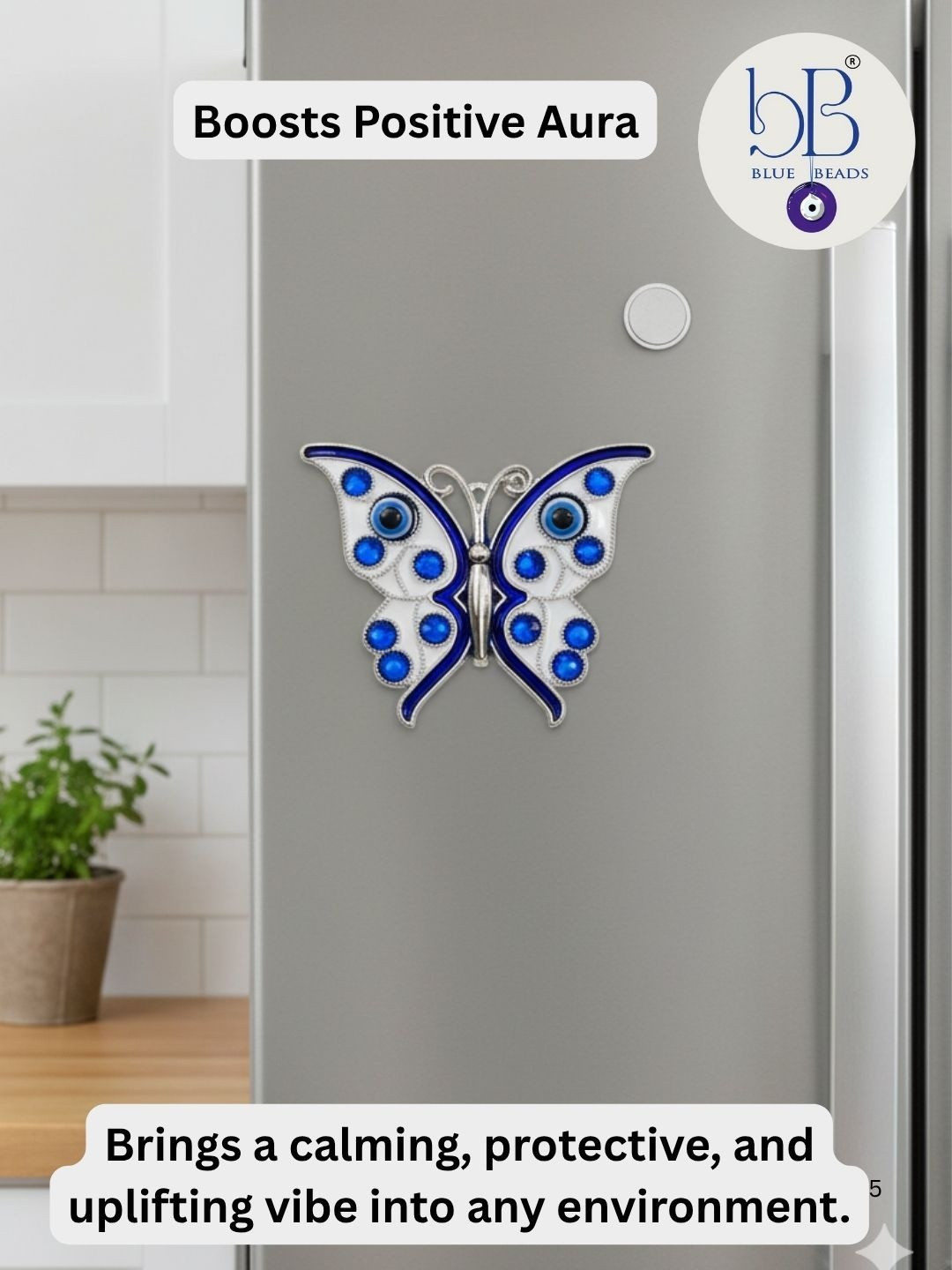 BLUE BEADS Blue Evil Eye Fridge Refrigerator Magnets