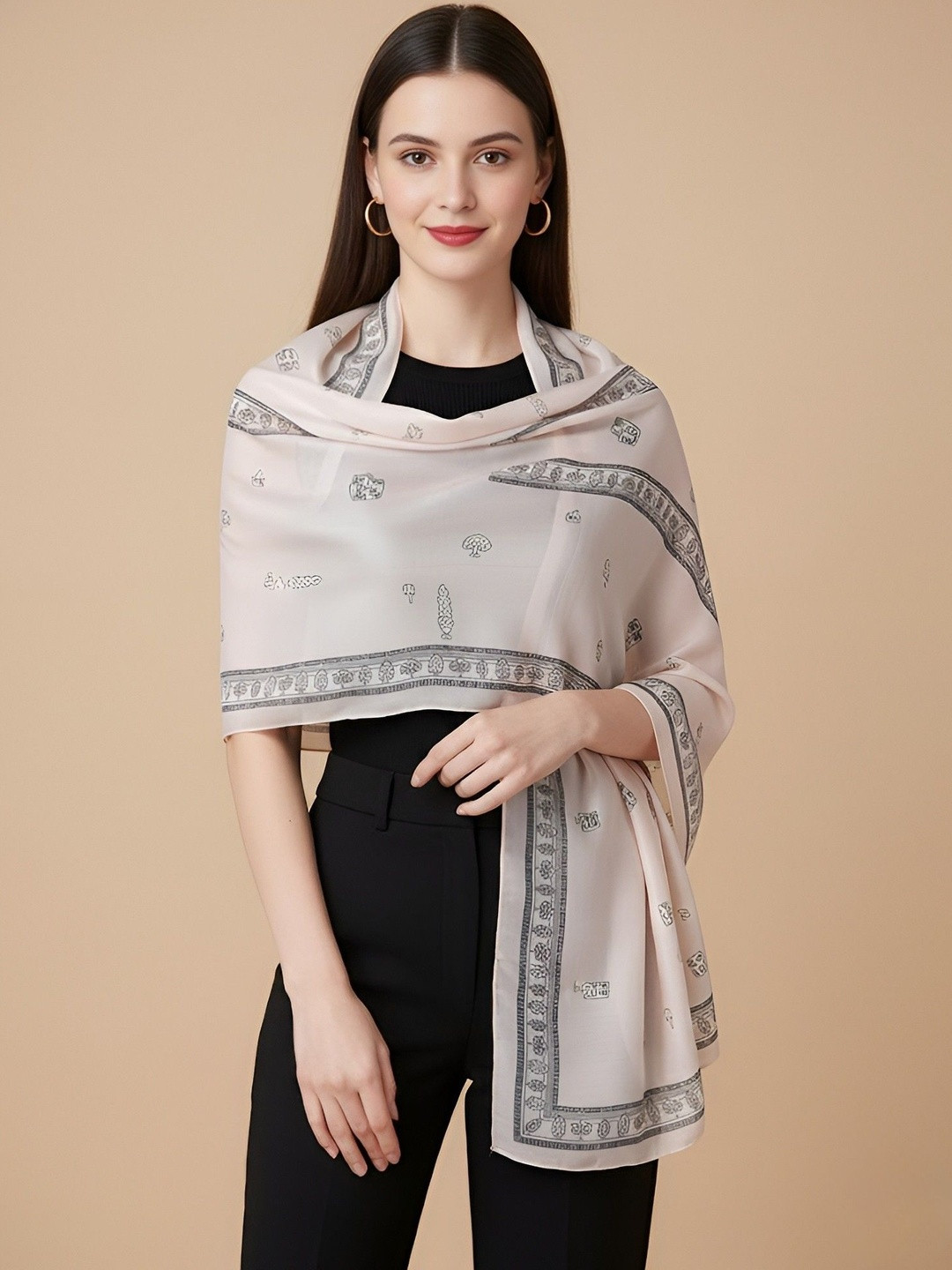 MUFFLY Women Printed Scarf