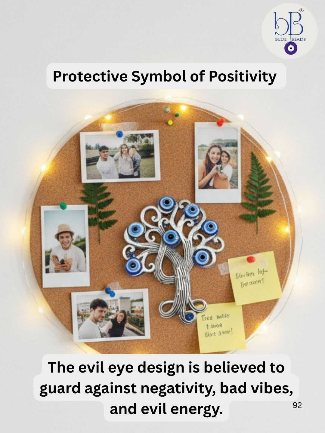 BLUE BEADS Evil Eye Fridge Refrigerator Magnets