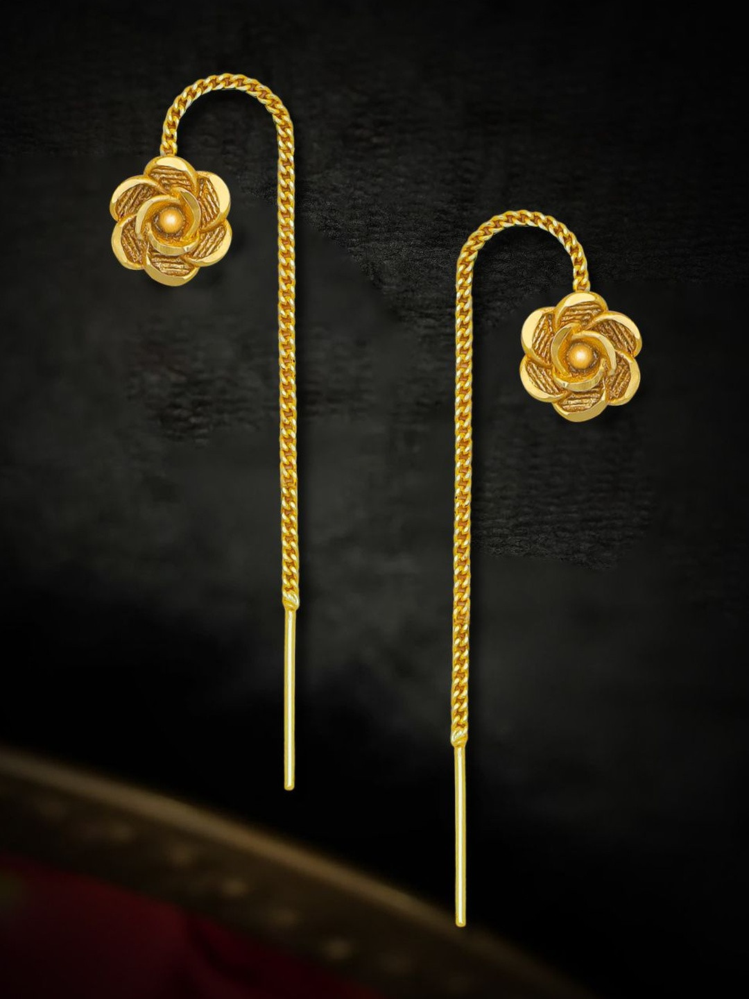 Raj And Deb Floral Drop Earrings