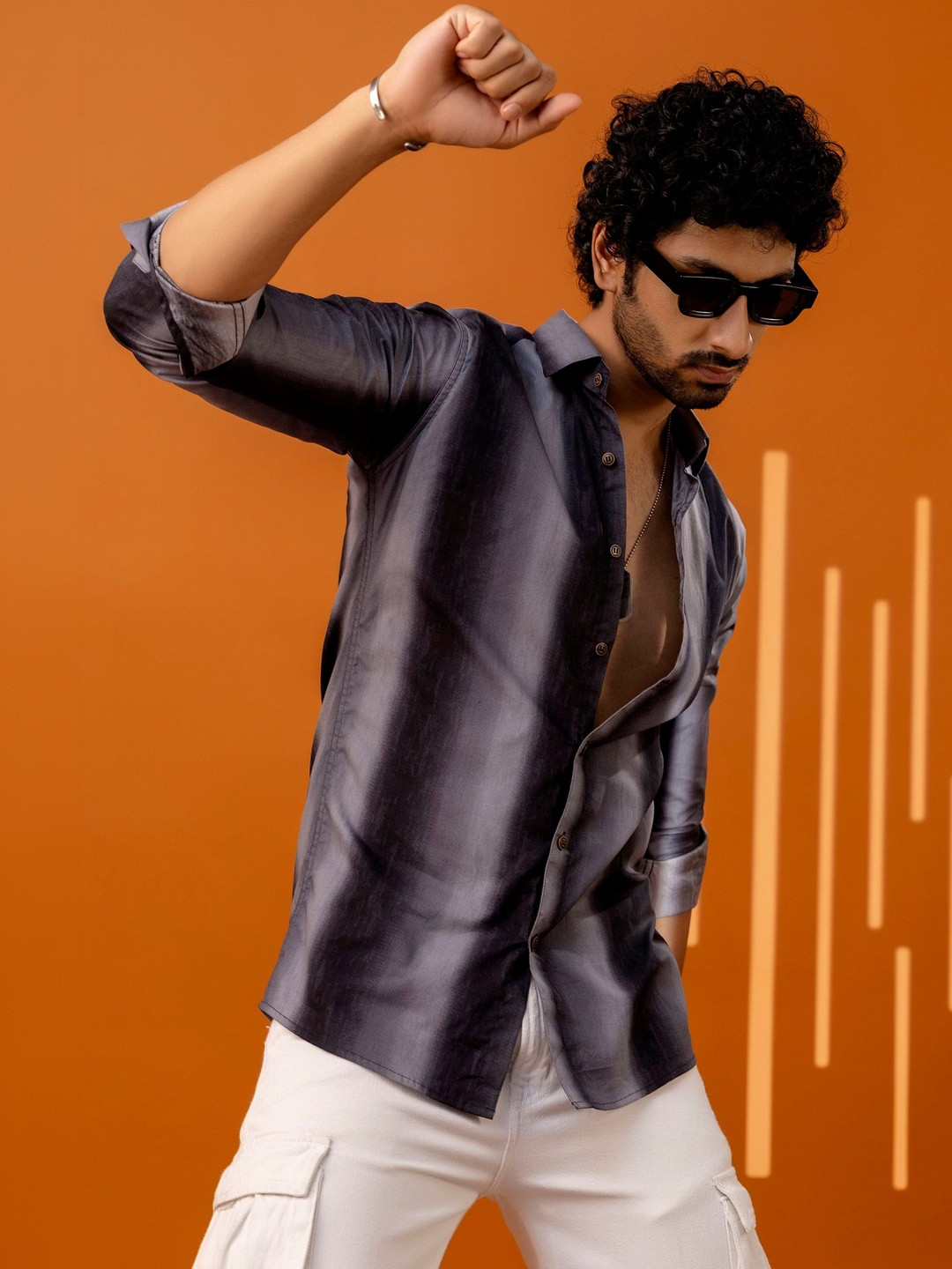 Pjyot by surhi Men Ombre Casual Shirt