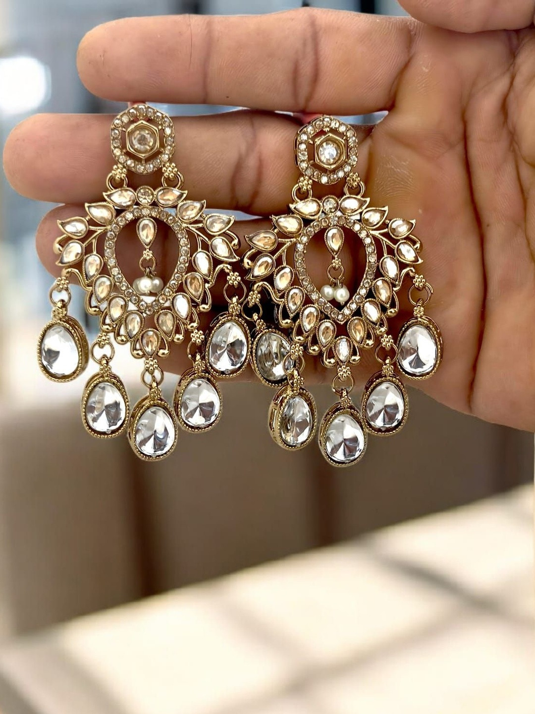 BFC - BUY FOR CHANGE Contemporary Chandbalis Earrings