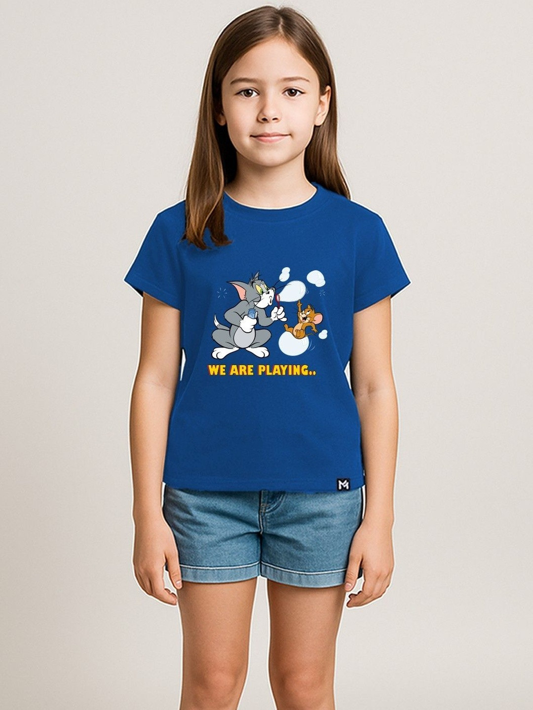 YK X Minute Mirth Girls Cotton Tops