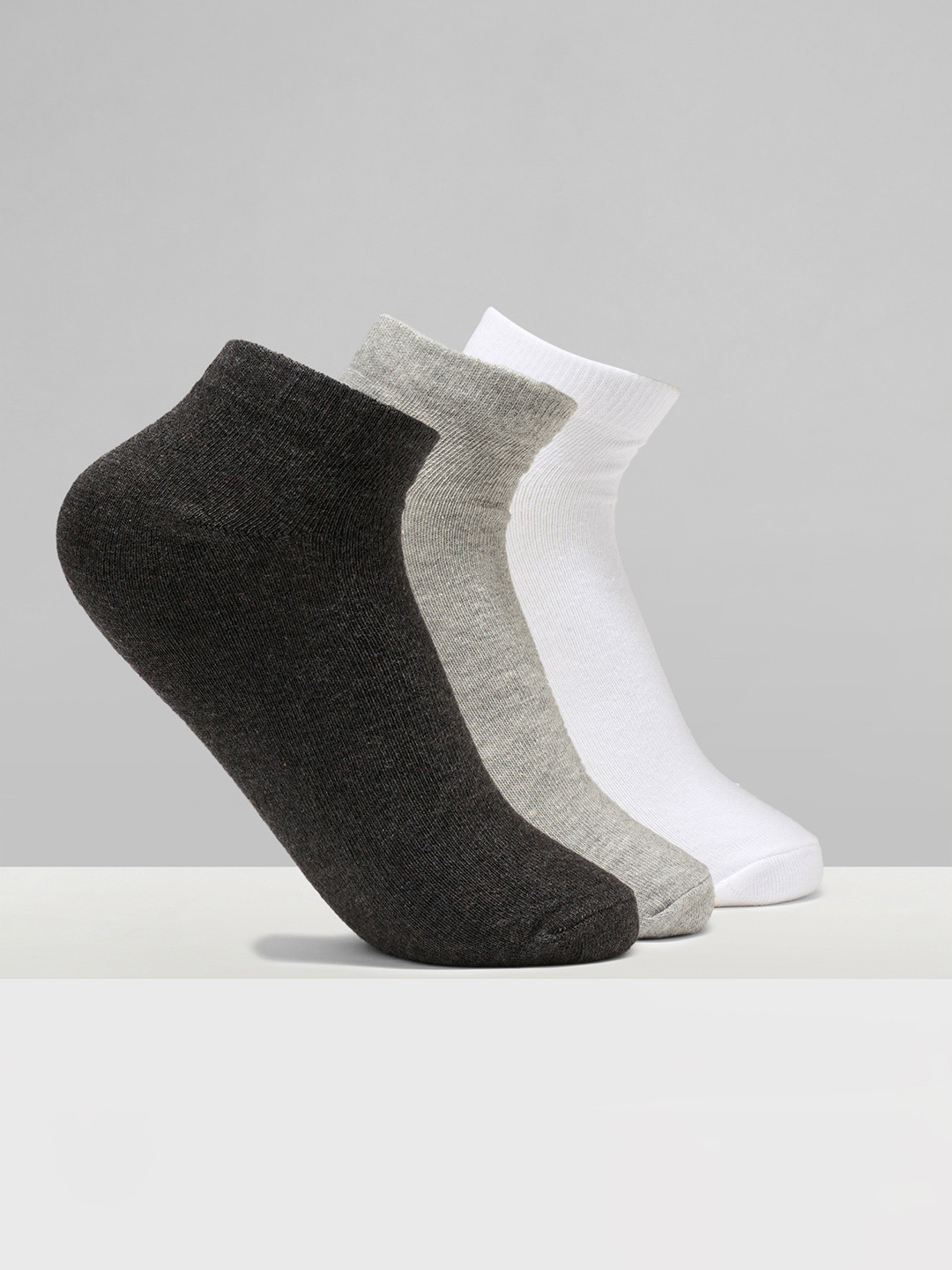 Forever Glam by Pantaloons Women Pack Of 3 Ankle Length Socks