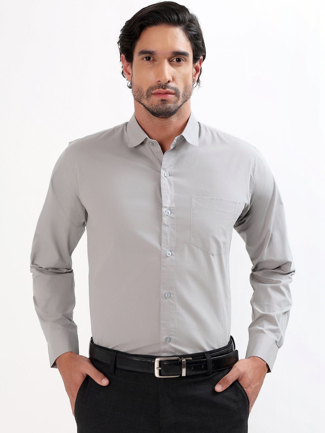 Coatside Men Straight Slim Fit Formal Shirt