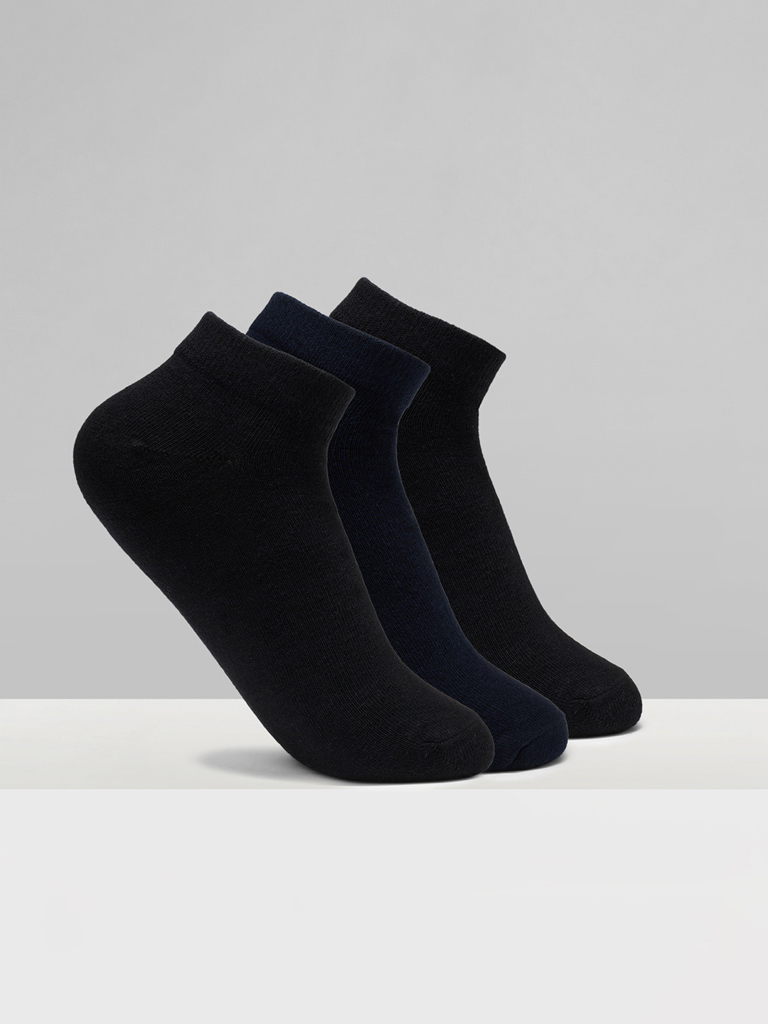 Forever Glam by Pantaloons Women Pack Of 3 Ankle Length Socks