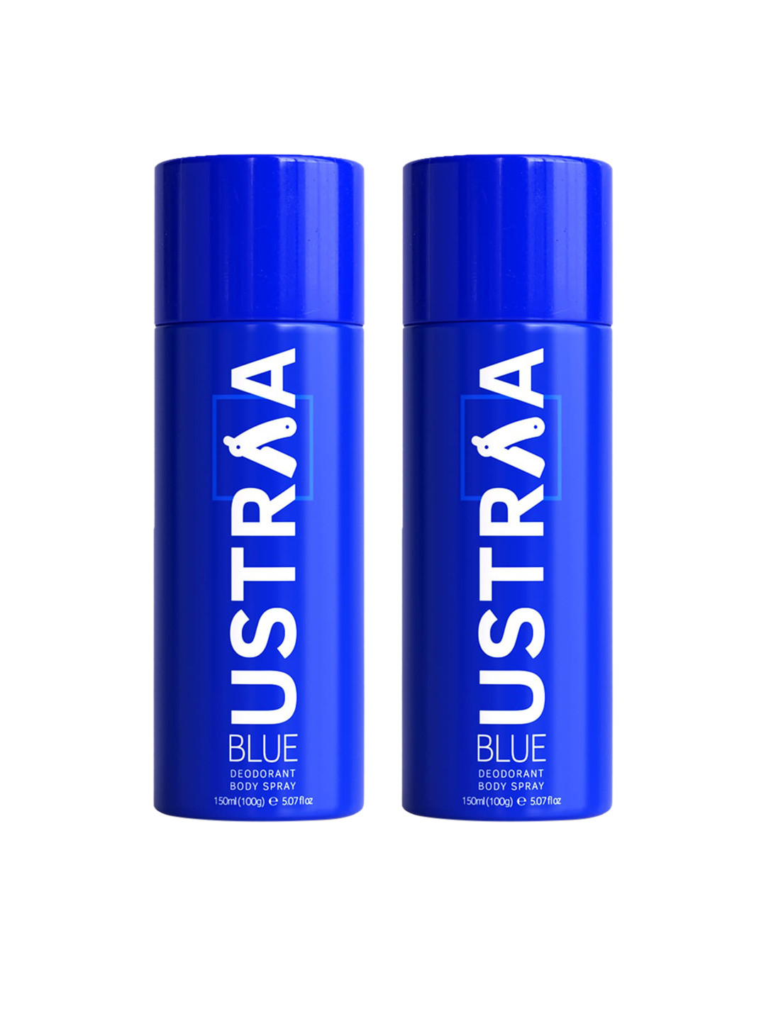 Ustraa Men Set of 2 Blue Deodorant Body Spray - 150ml each
