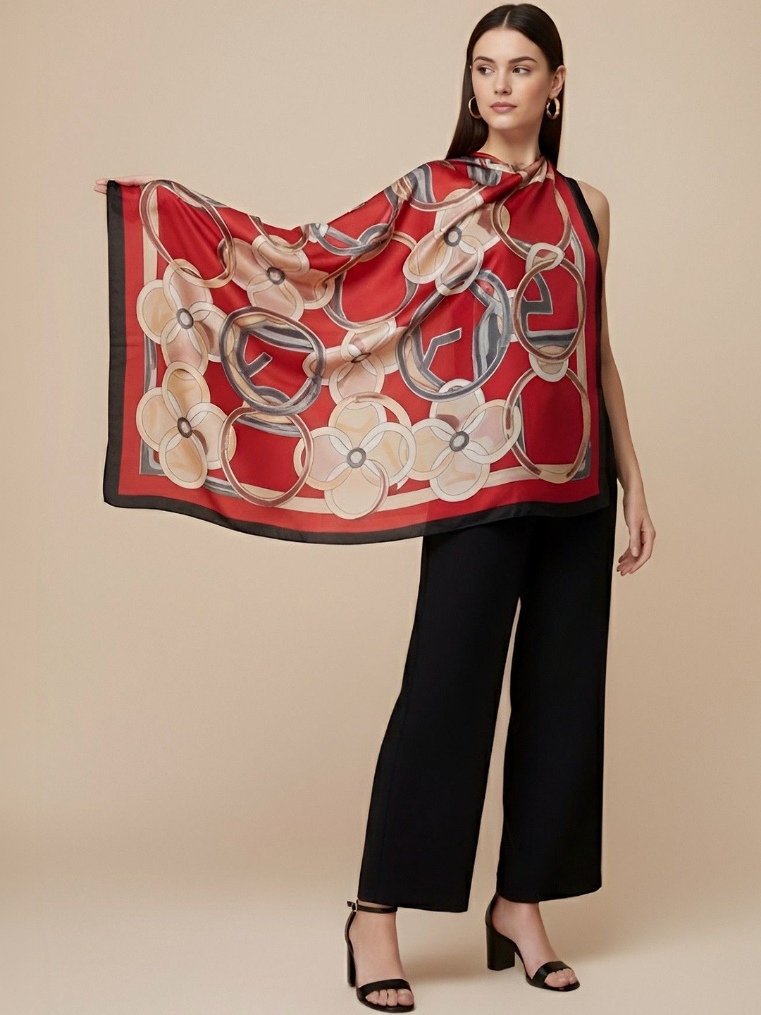 MUFFLY Women Printed Scarf