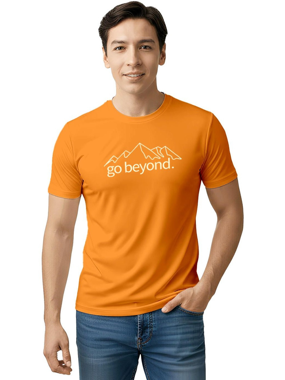 Fighterhero Men Printed Lightweight Dryfit Active Tshirt