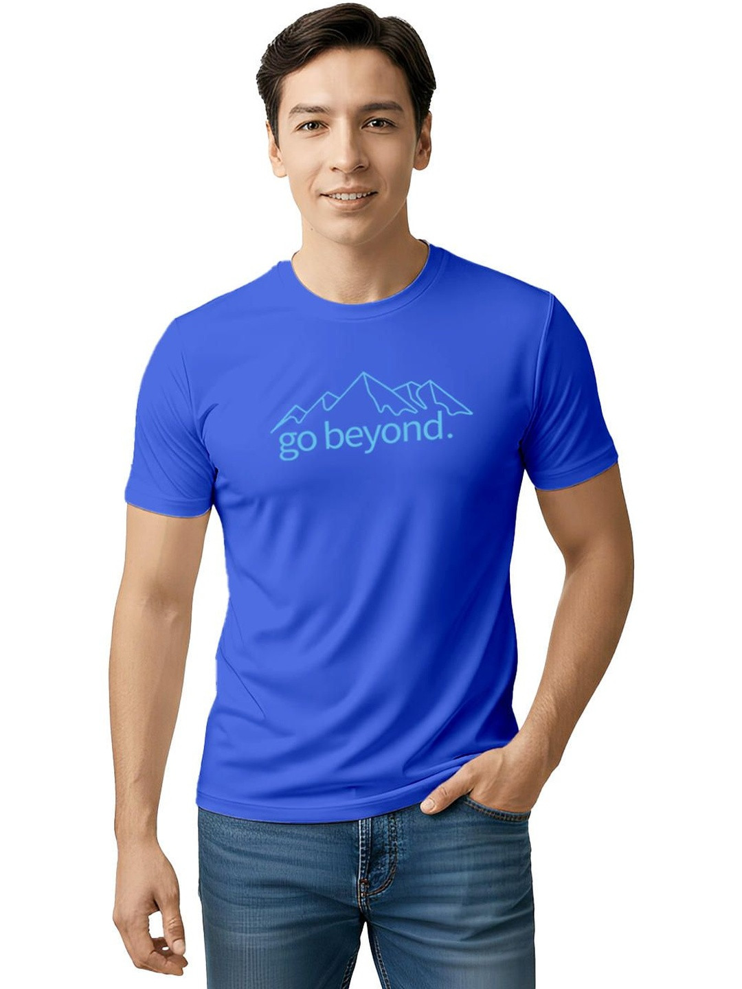 Fighterhero Men Printed Lightweight Dryfit Active T-shirt
