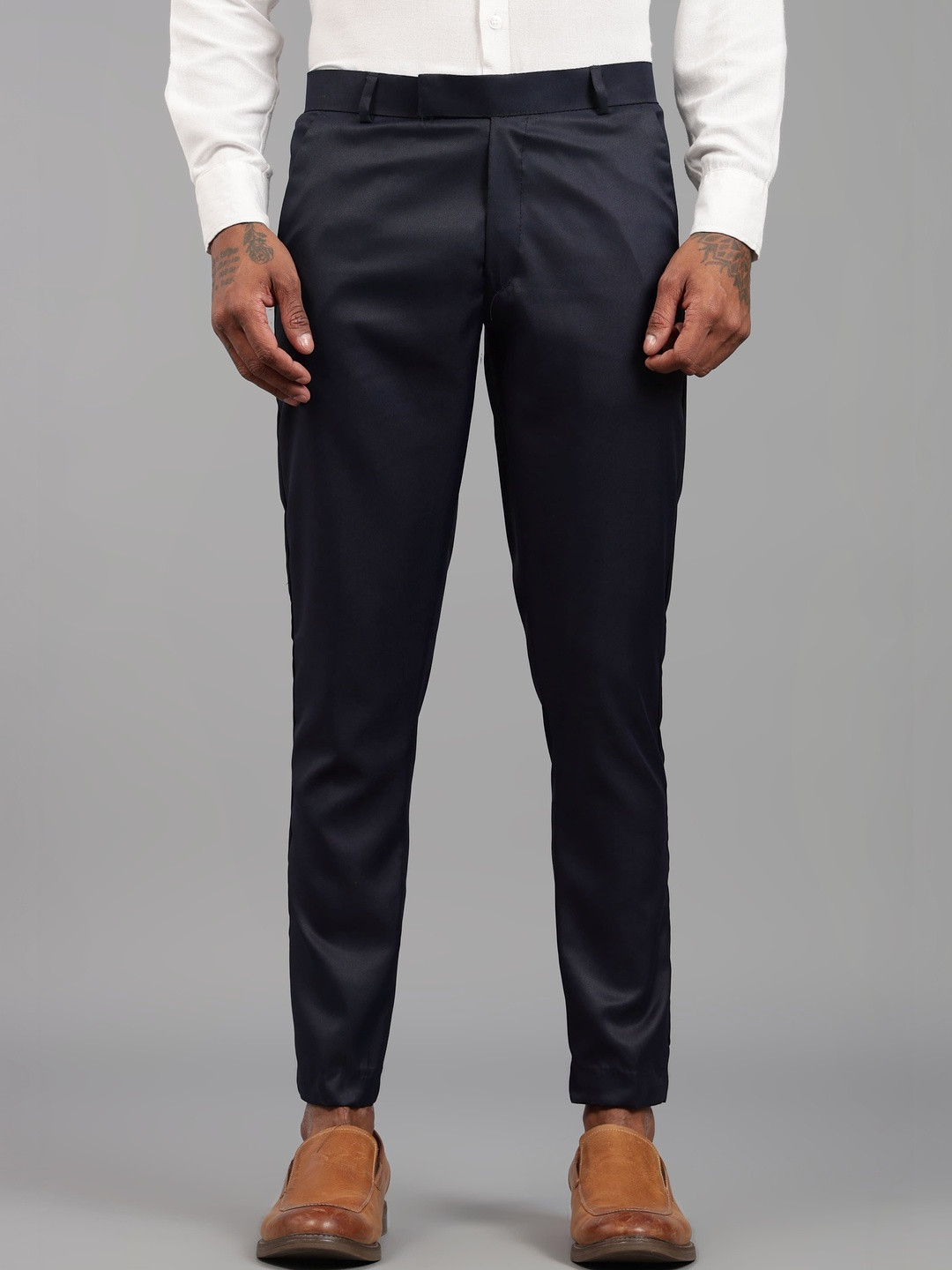 JAMES&GEORGE Men Smart Trousers
