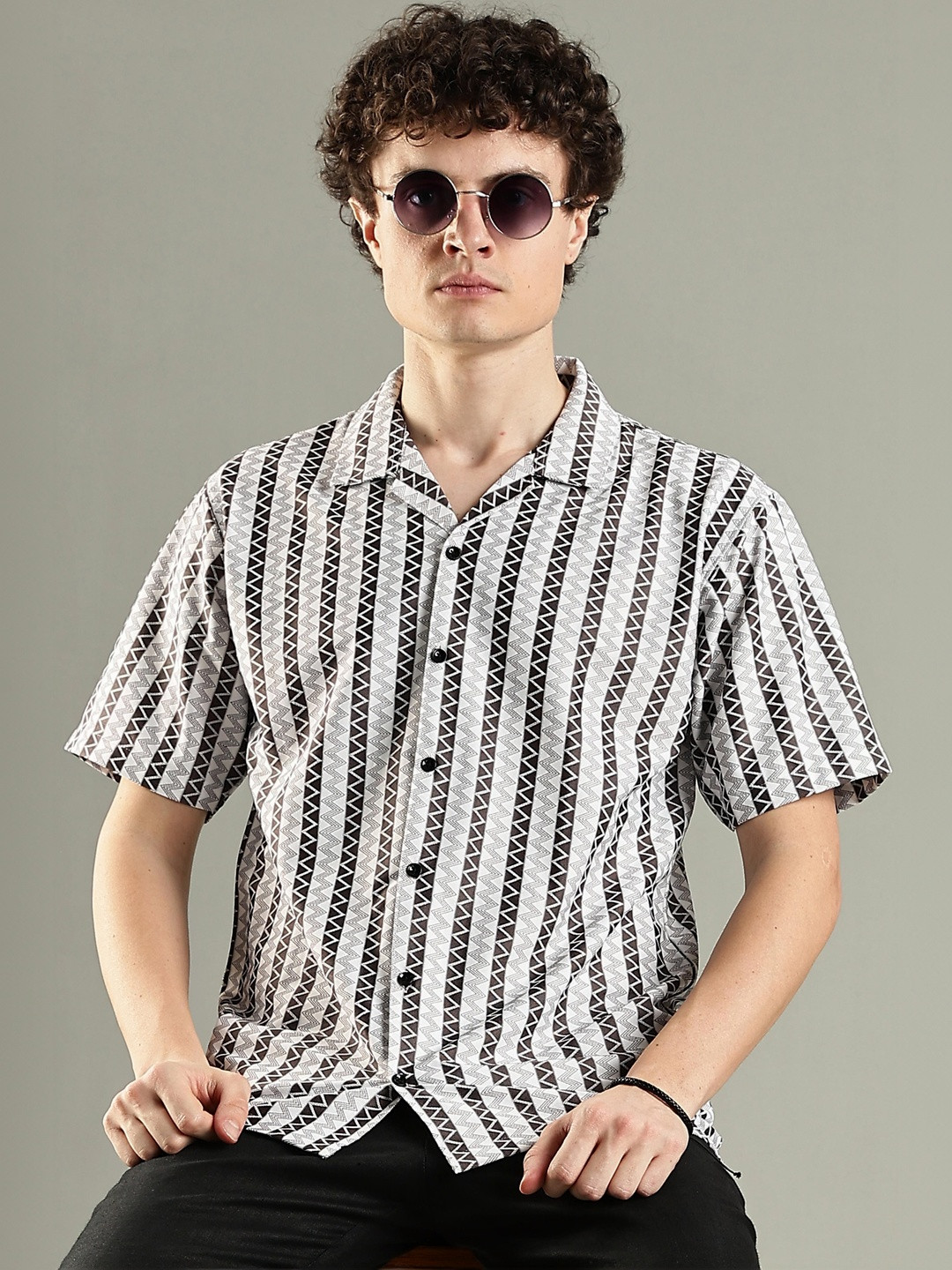 JAMES&GEORGE Men Comfort Printed Casual Shirt