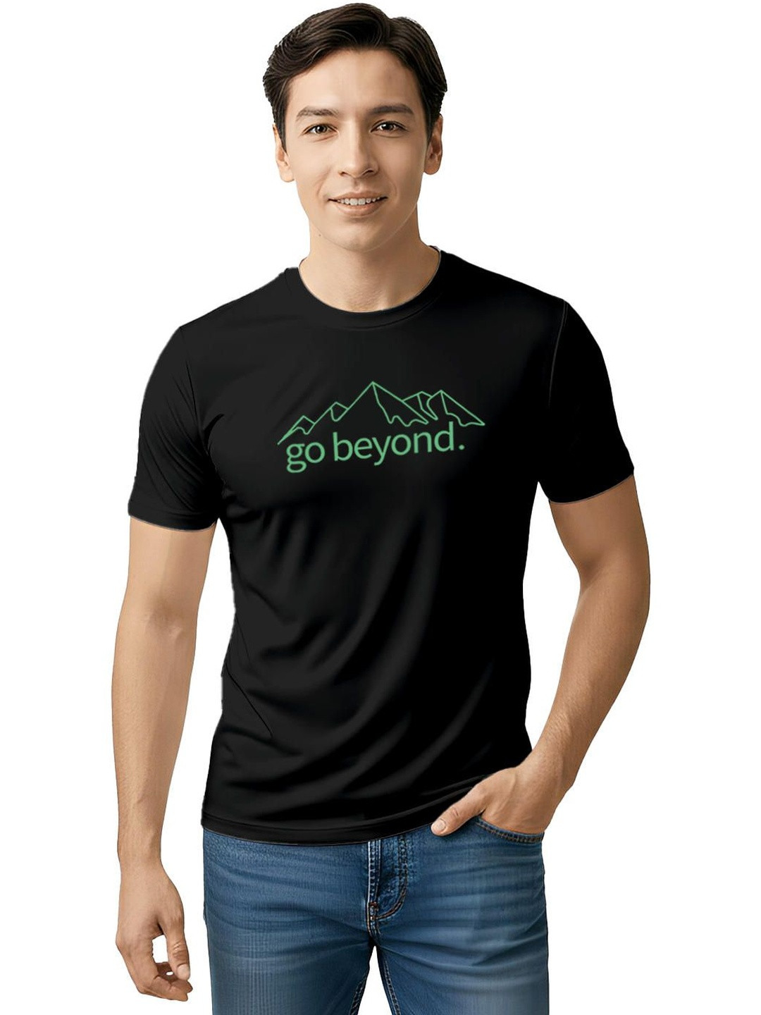 Fighterhero Men Printed Lightweight Dryfit Active Tshirt