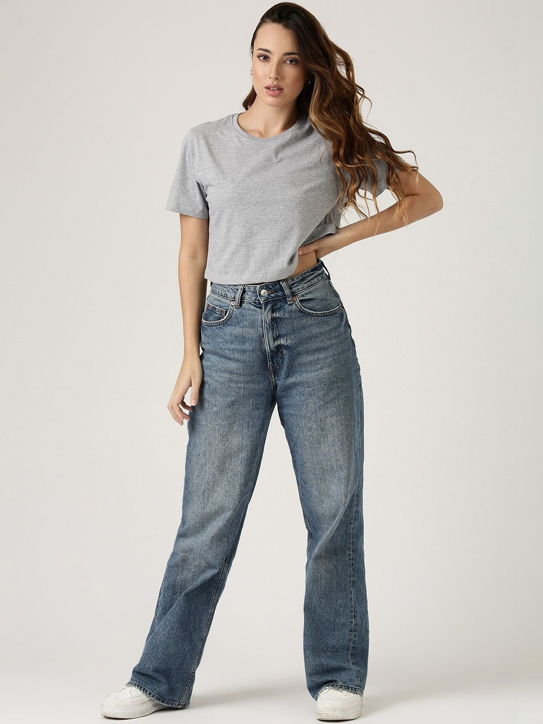 Jolene.club Grey Melange T-shirt