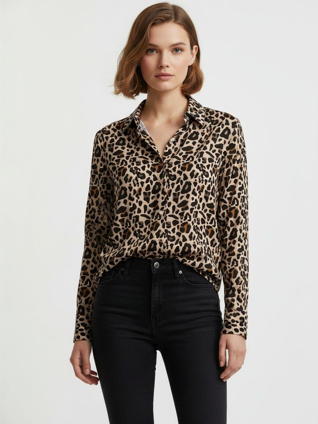 TIRA Women Animal Printed Casual Shirt