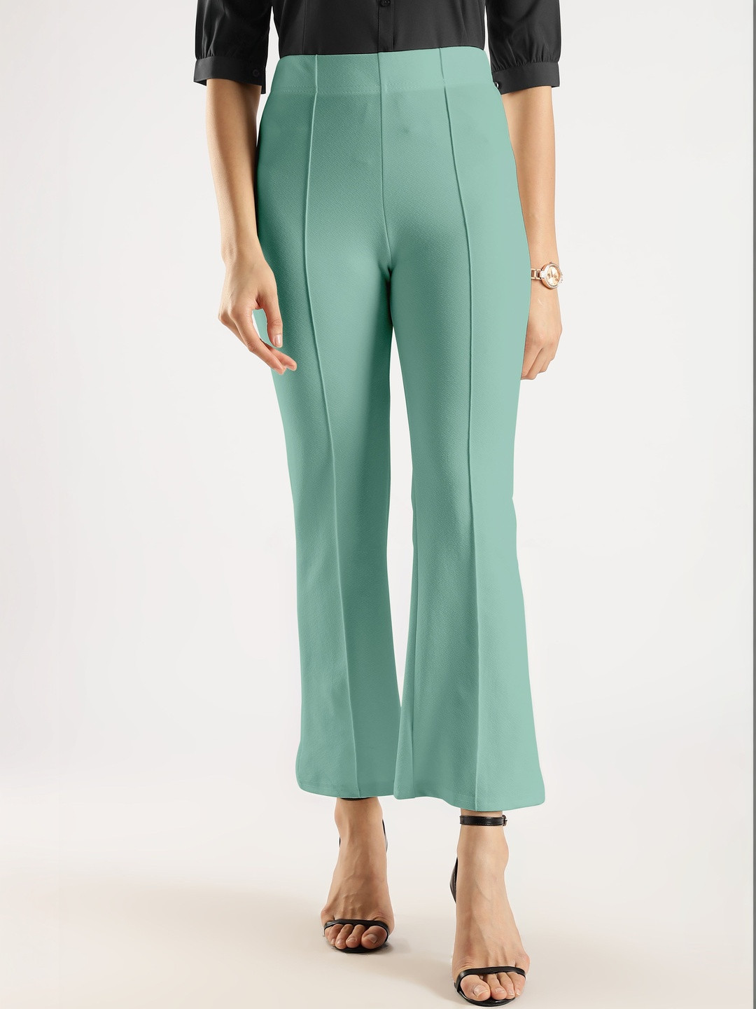 JAMES&GEORGE Women Relaxed Easy Wash Trousers