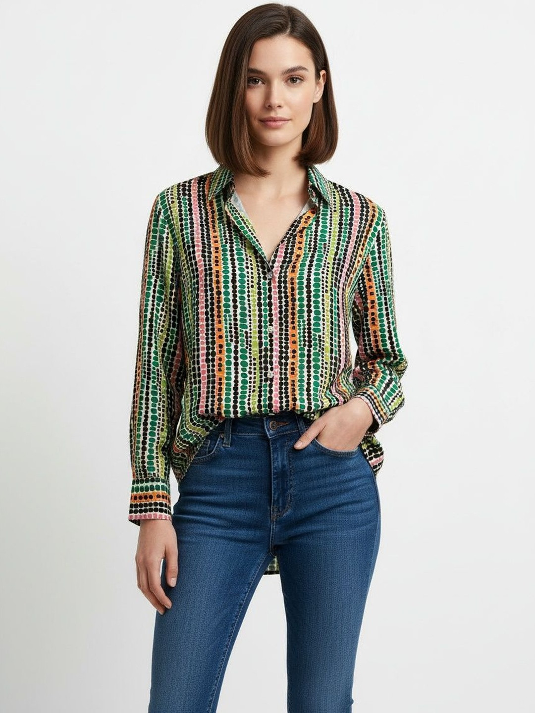 TIRA Women Printed Casual Shirt
