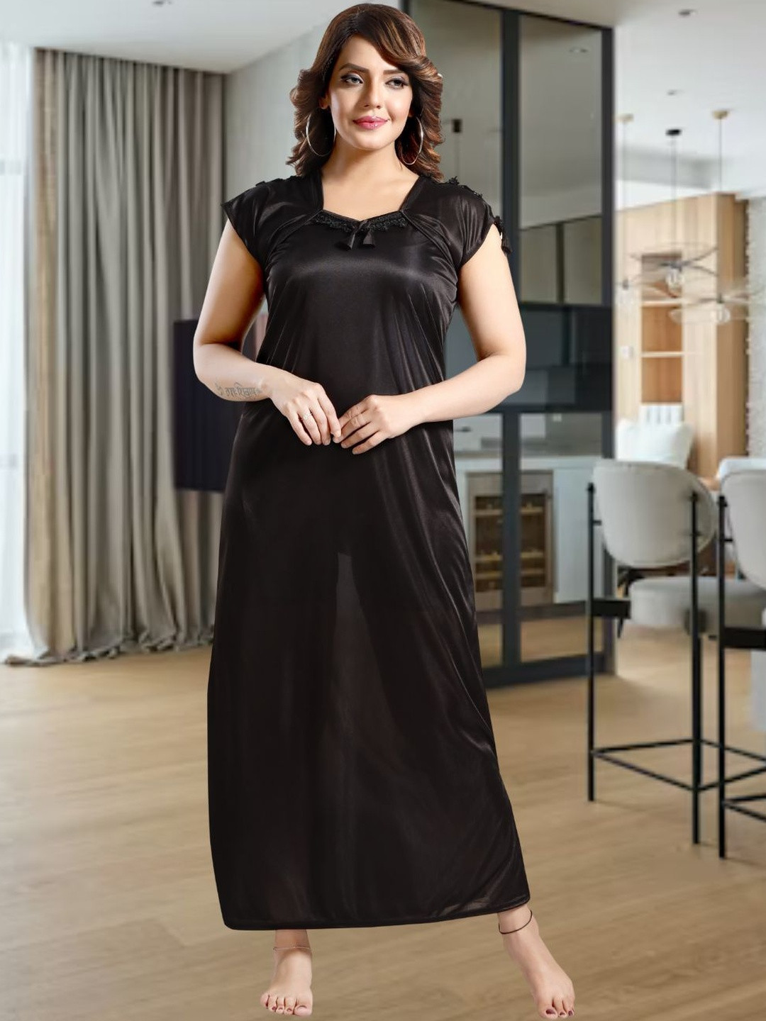 UDHATIKRAMAN Maxi Nightdress