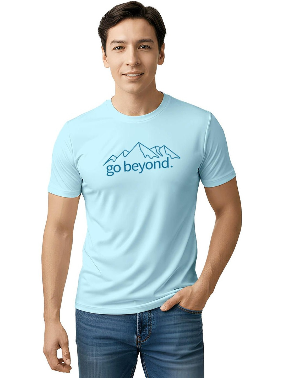 Fighterhero Men Printed Lightweight Dryfit Active Tshirt