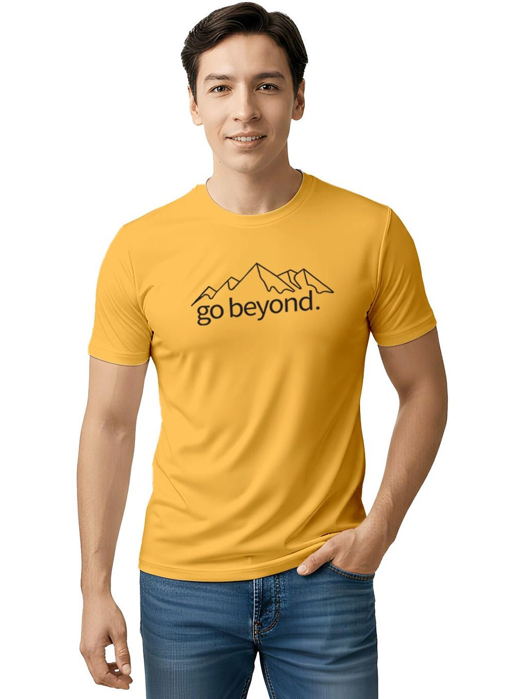 Fighterhero Men Printed Lightweight Dryfit Active T-shirt