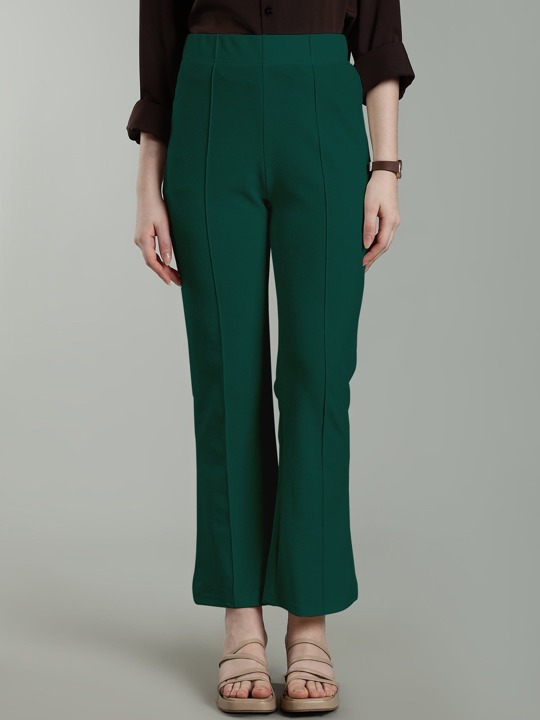 JAMES&GEORGE Women Relaxed Easy Wash Trousers