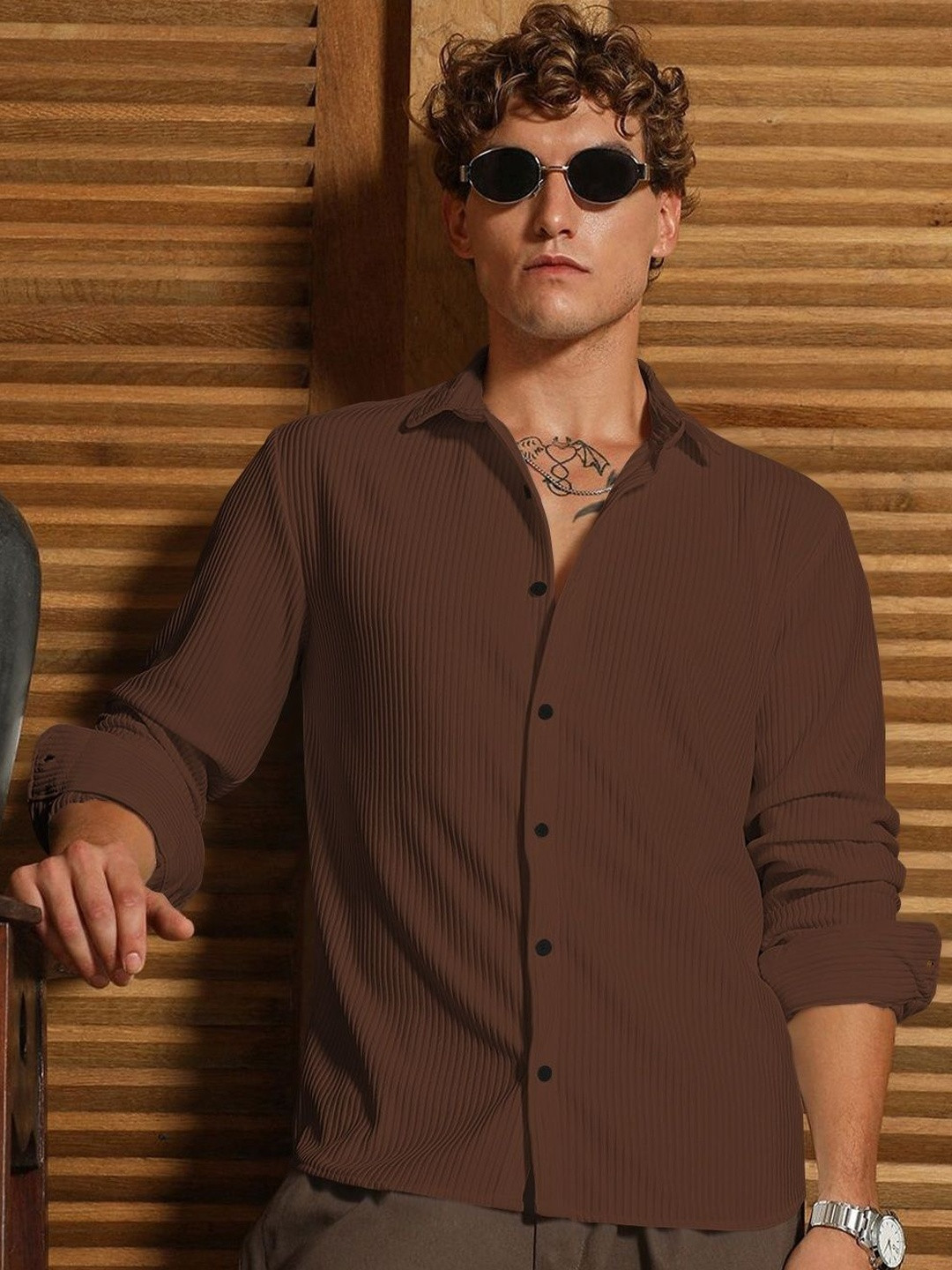 KAJARU Men Classic Casual Shirt