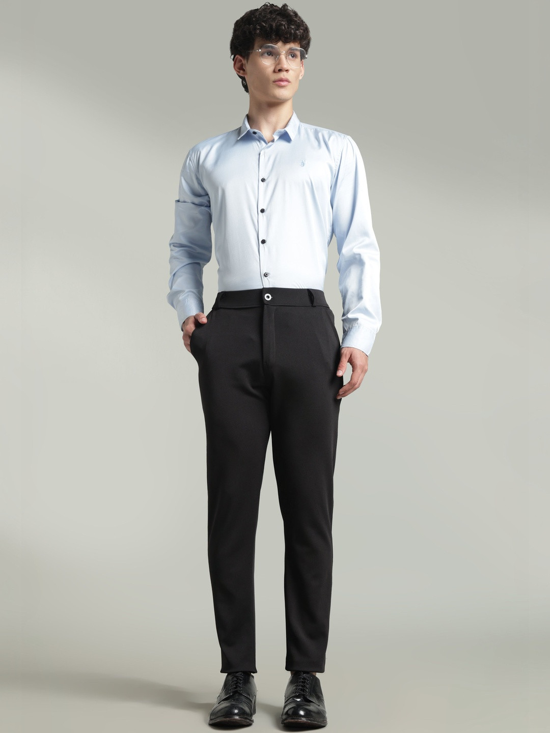 JAMES&GEORGE Men Smart Trousers