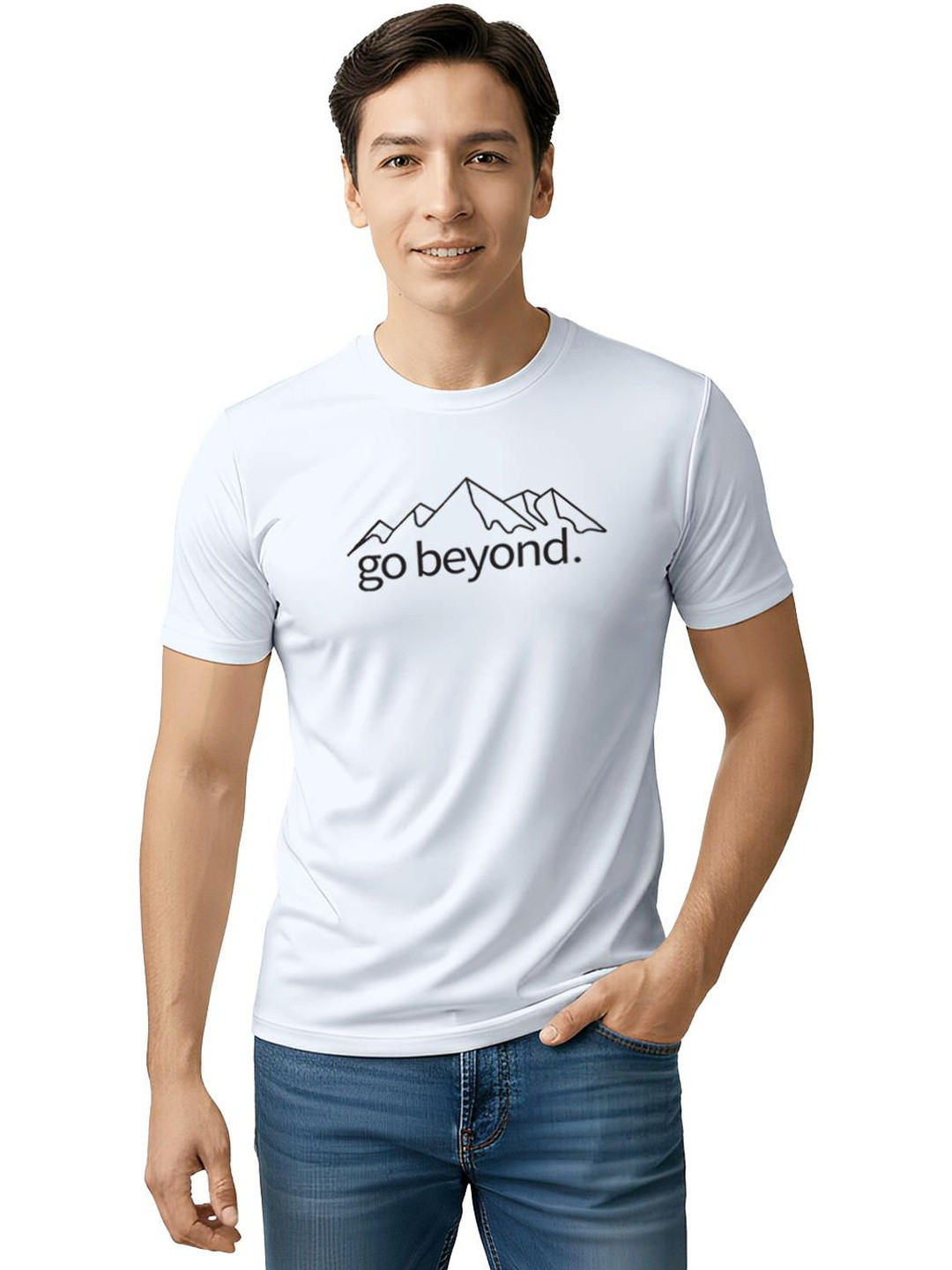 Fighterhero Men Printed Lightweight Dryfit Active T-shirt