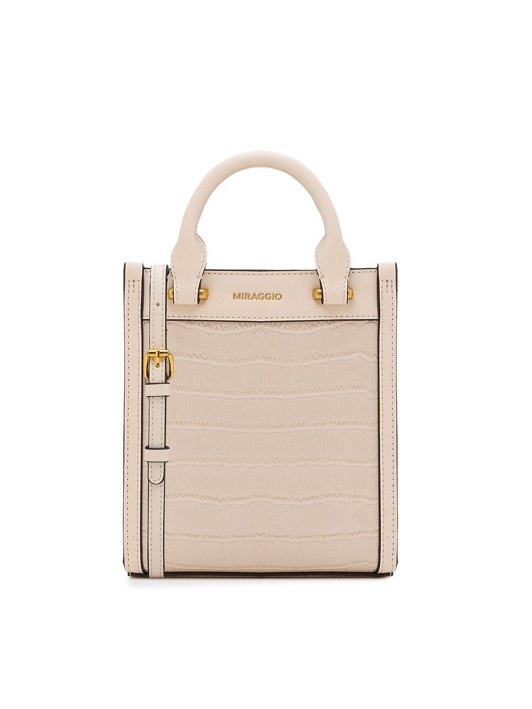 MIRAGGIO Sherry Quilted Textured Satchel