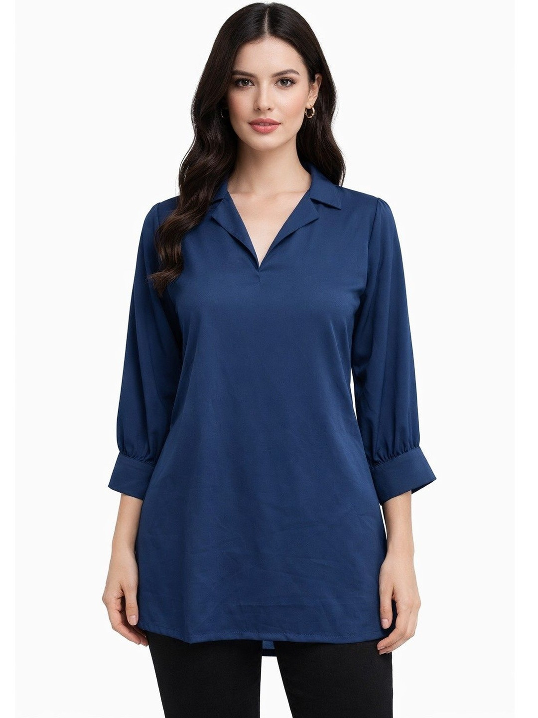 UNFAKENOW Shirt Collar Tunic
