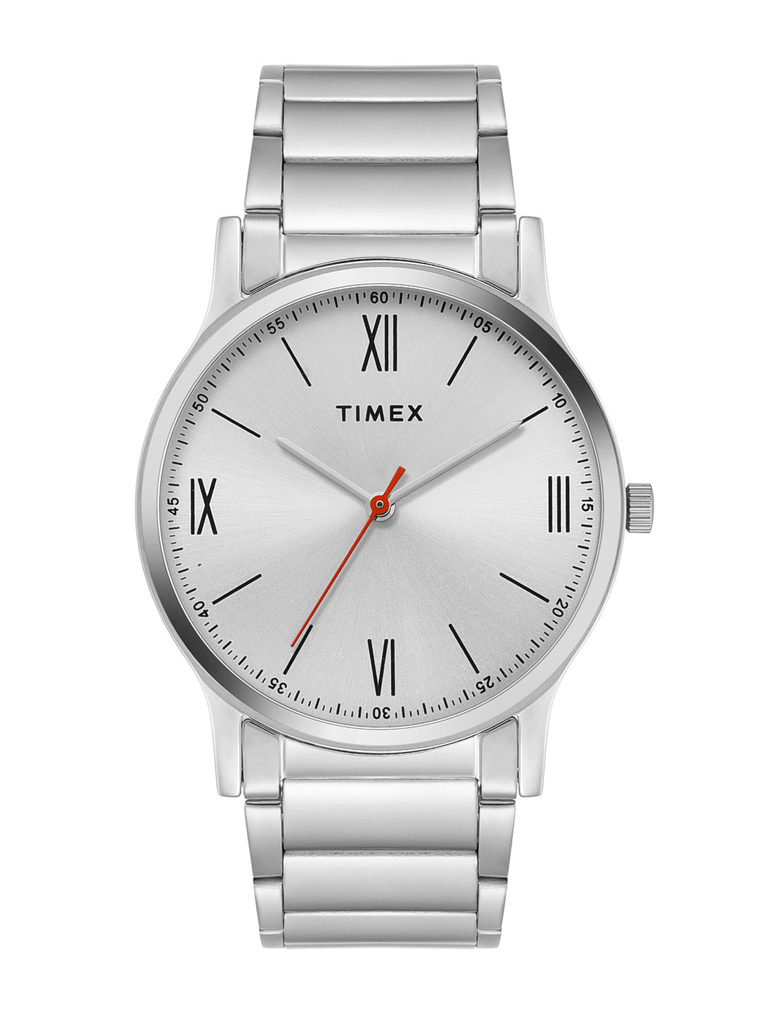 Timex Round 21mm Silver Dial Analog Men Watch - TW000R430