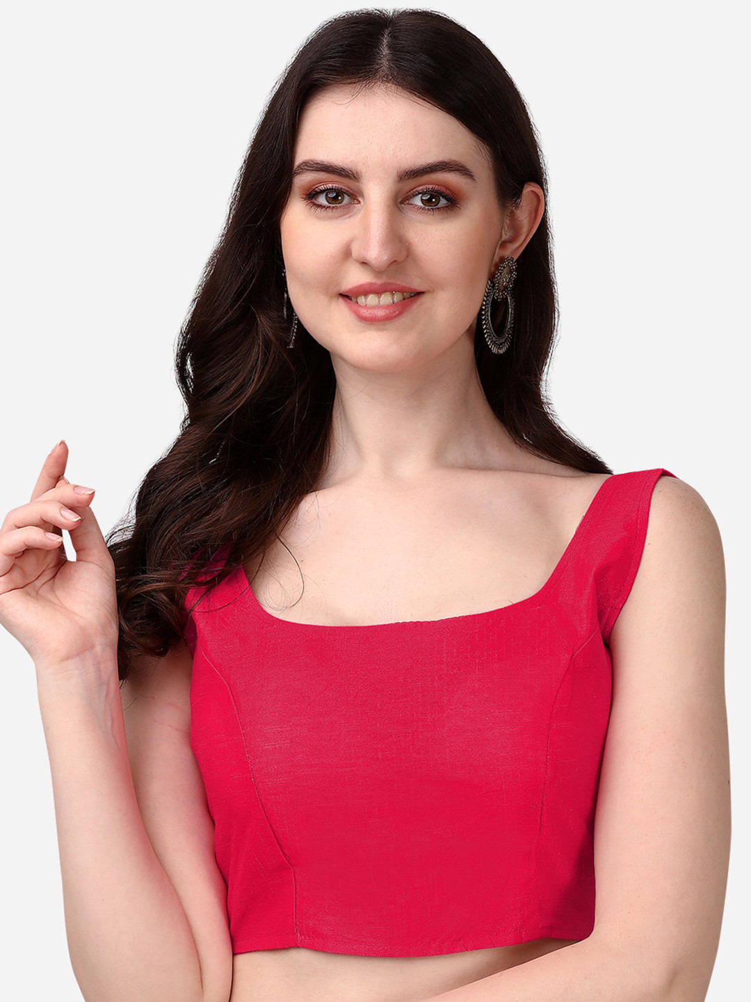 PUJIA MILLS Women Silk Saree Blouse