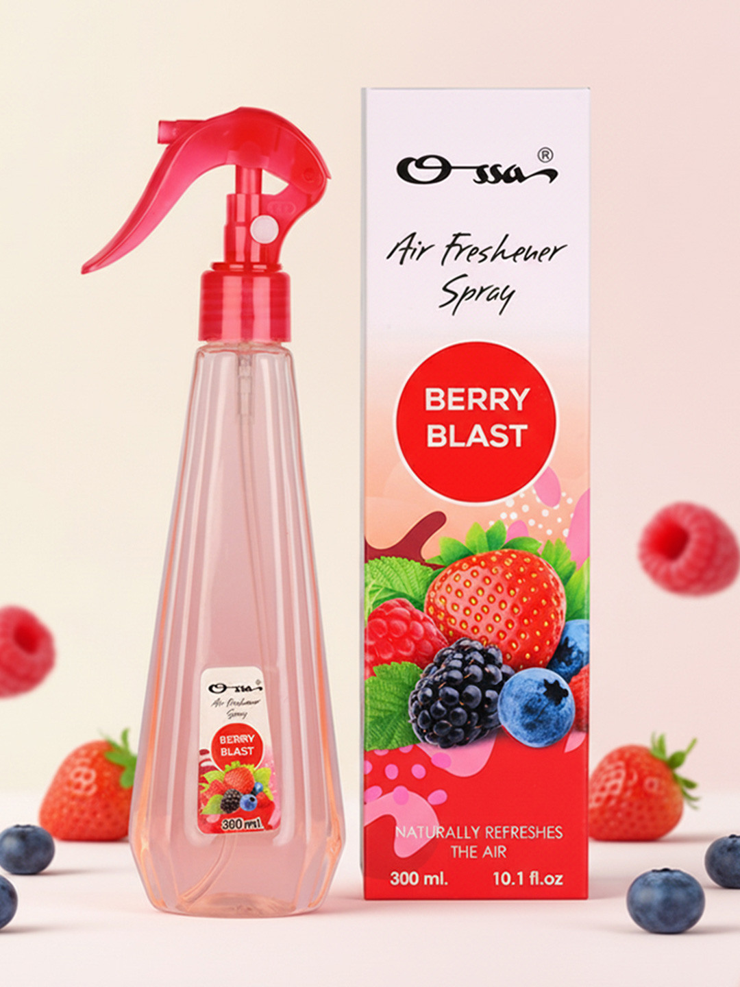 Ossa Red Berry Blast Long Lasting Air Freshener - 300 ml