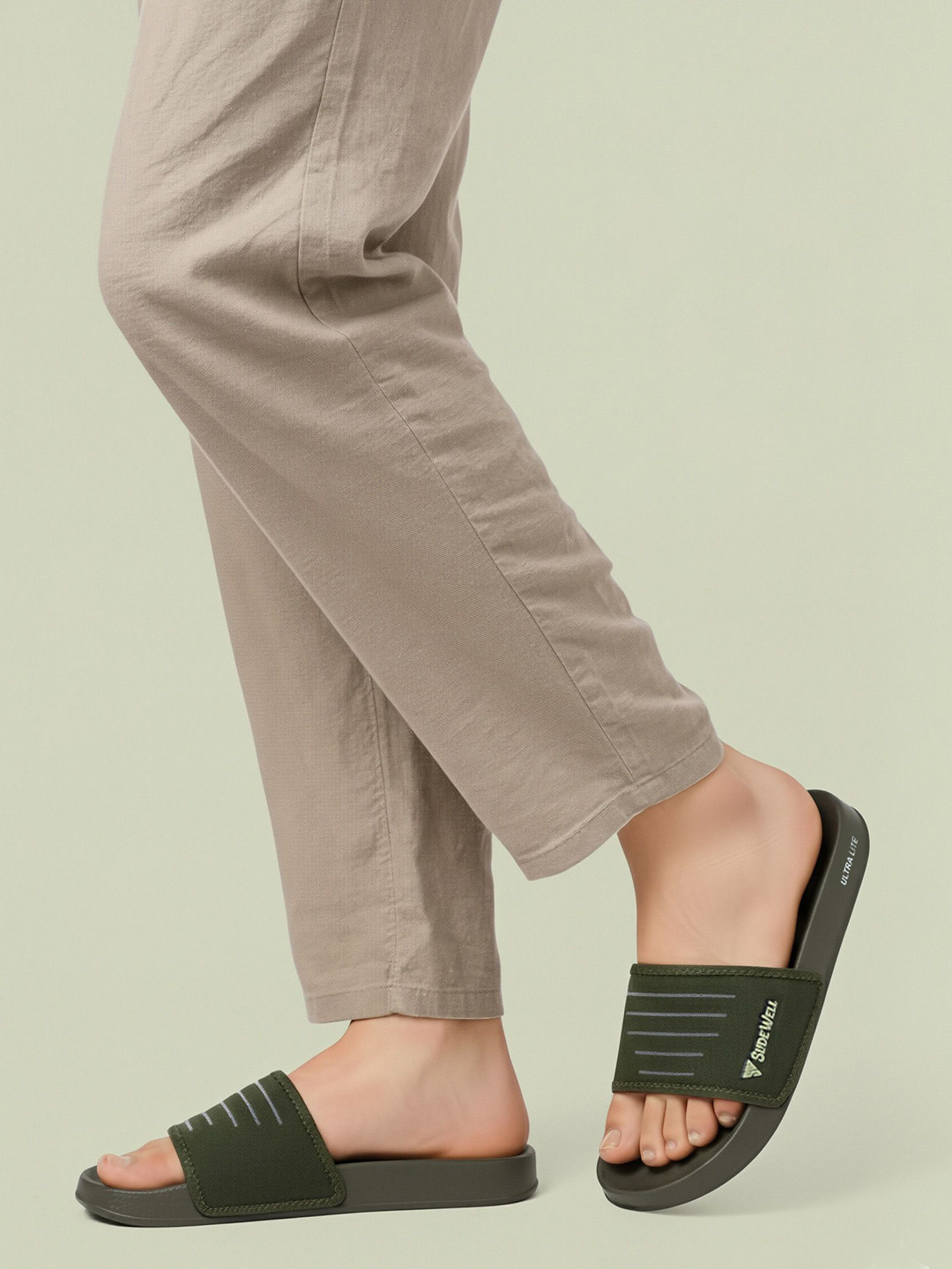 Slidewell Men Colourblocked One Toe Flats