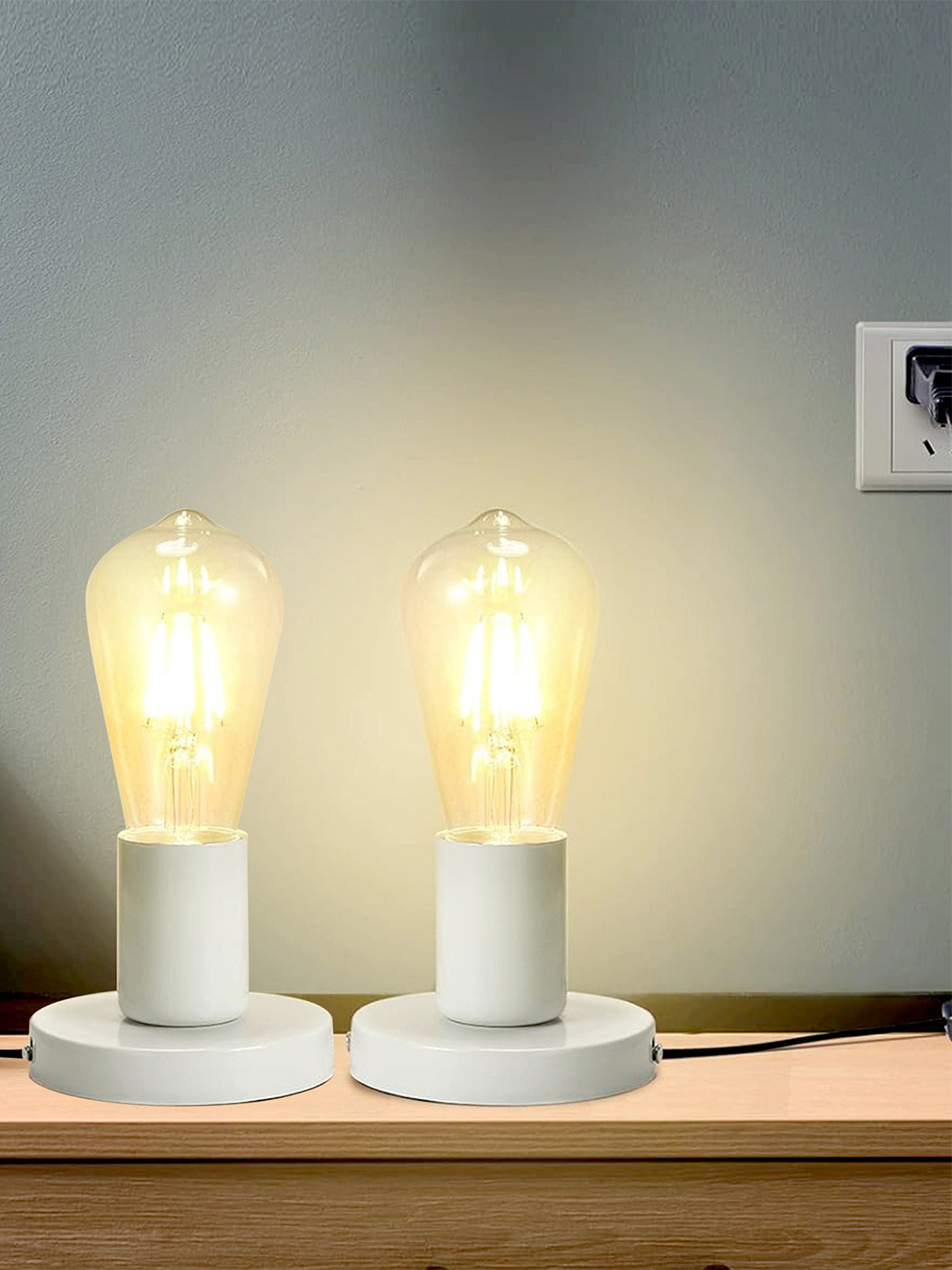 Homesake Warm Yellow Metal Semi-sphere Solid High Quality Electrical Table Lamps