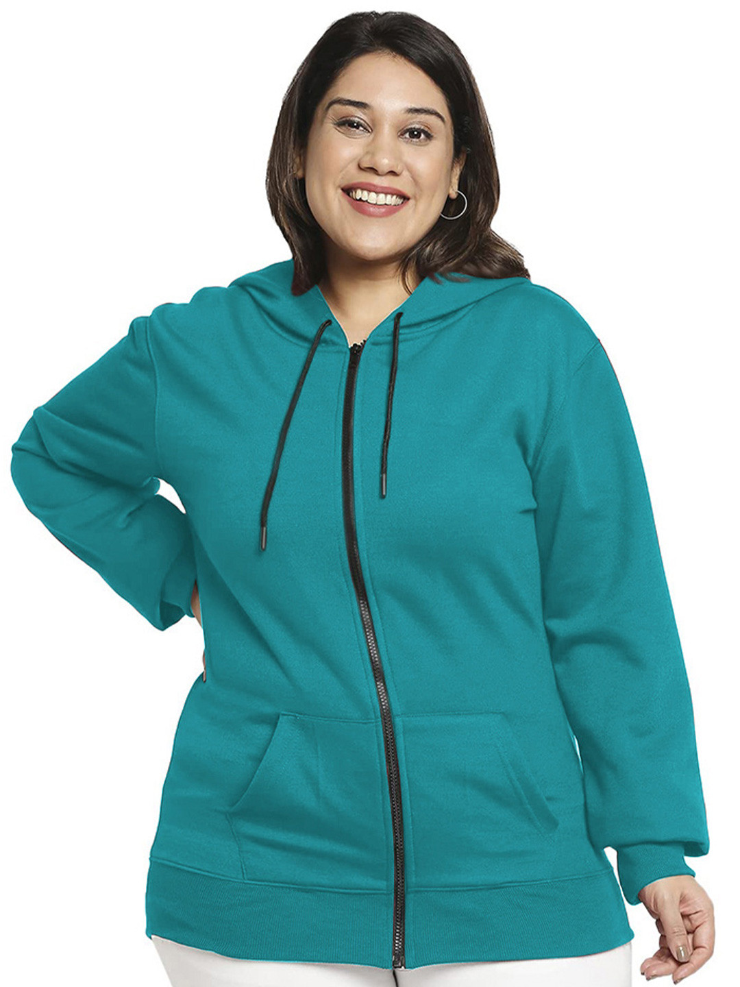 Wear Your Opinion Women Plus Size Hooded Sweatshirt