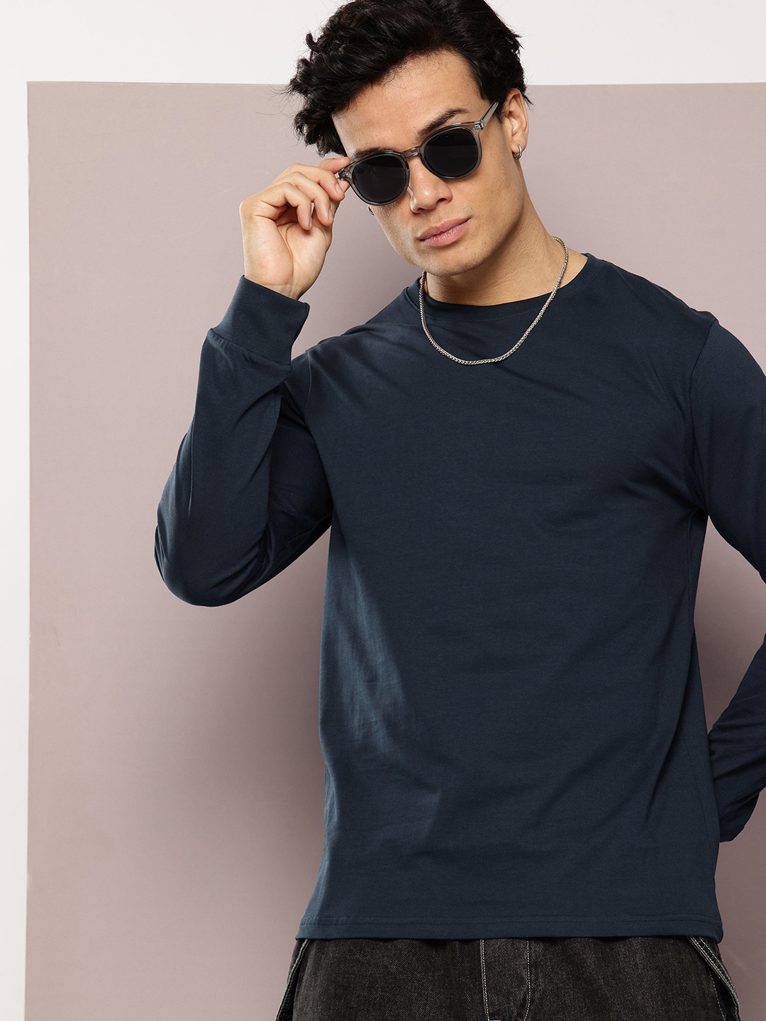 DILLINGER Men Solid Round Neck Regular Fit T-shirt
