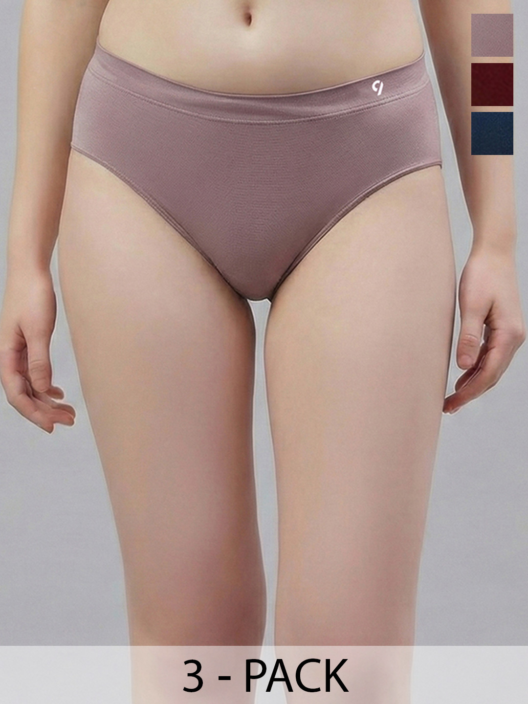C9 AIRWEAR Pack of 3 Mid-Rise Bikini Briefs
