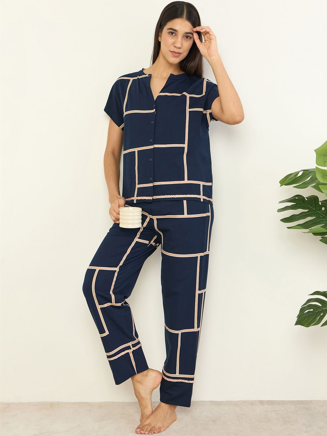 Sweet Dreams Women Printed Night suit