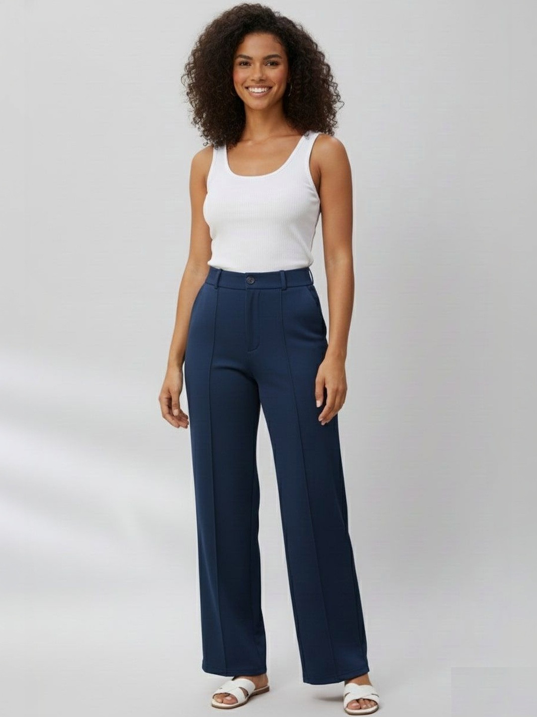 BAESD Women High-Rise Trousers