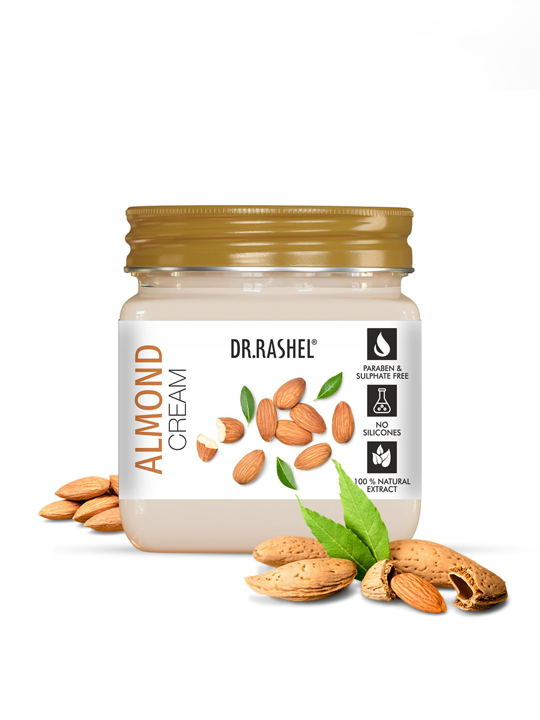 DR.RASHEL Almond Cream with Glycerin & Vitamin E - 380ml