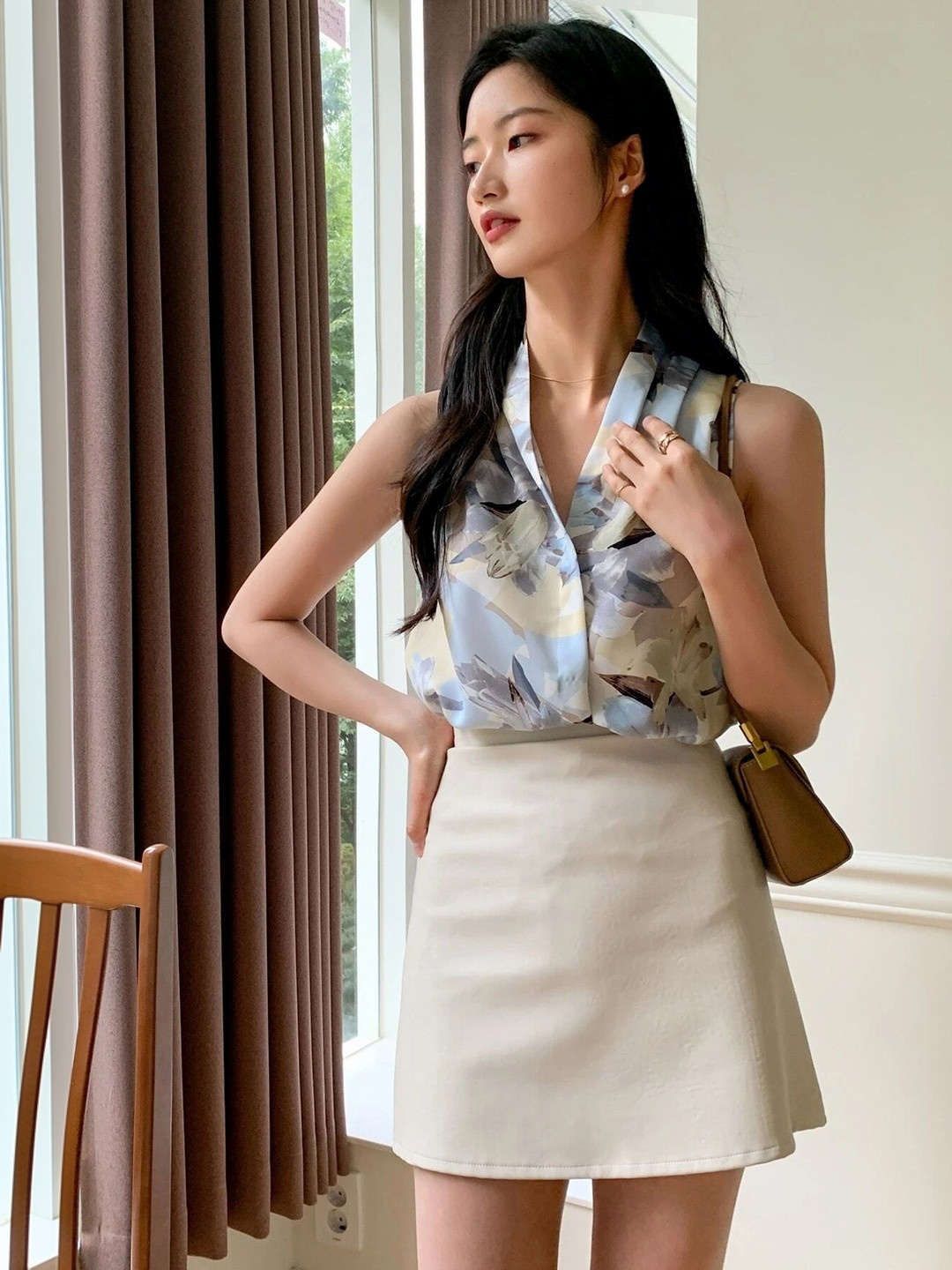 FERY LONDON Floral Print Top