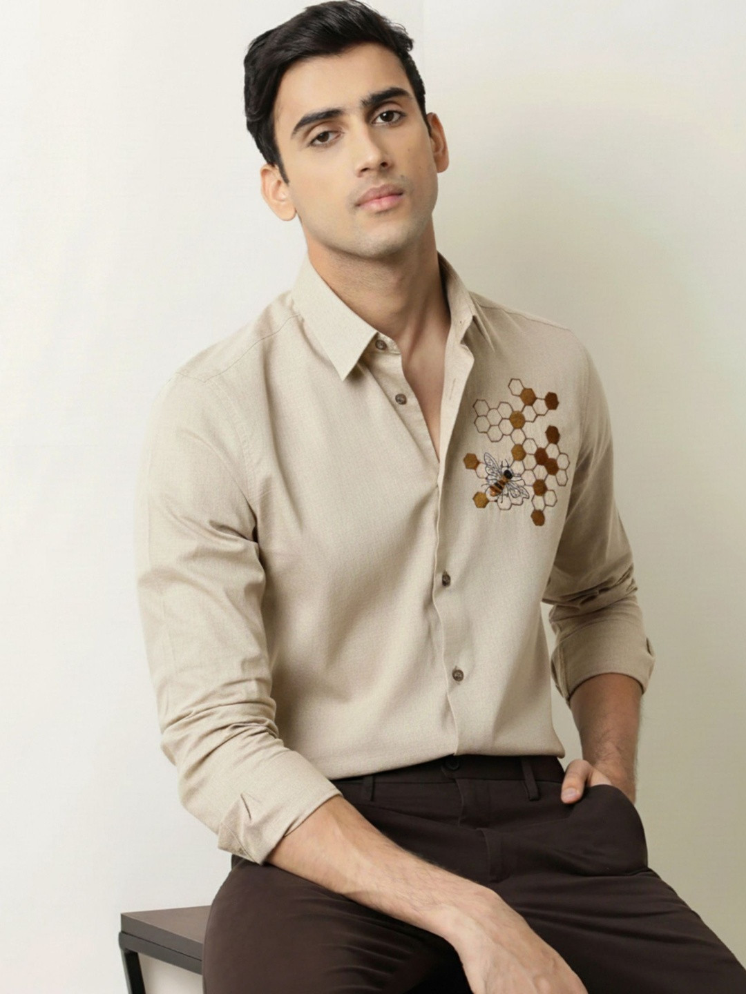 KEHAR Men Straight Casual Shirt