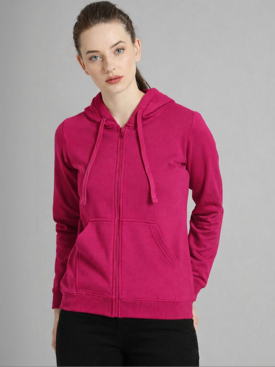 The Roadster Lifestyle Co Hooded Front-Open Sweatshirts