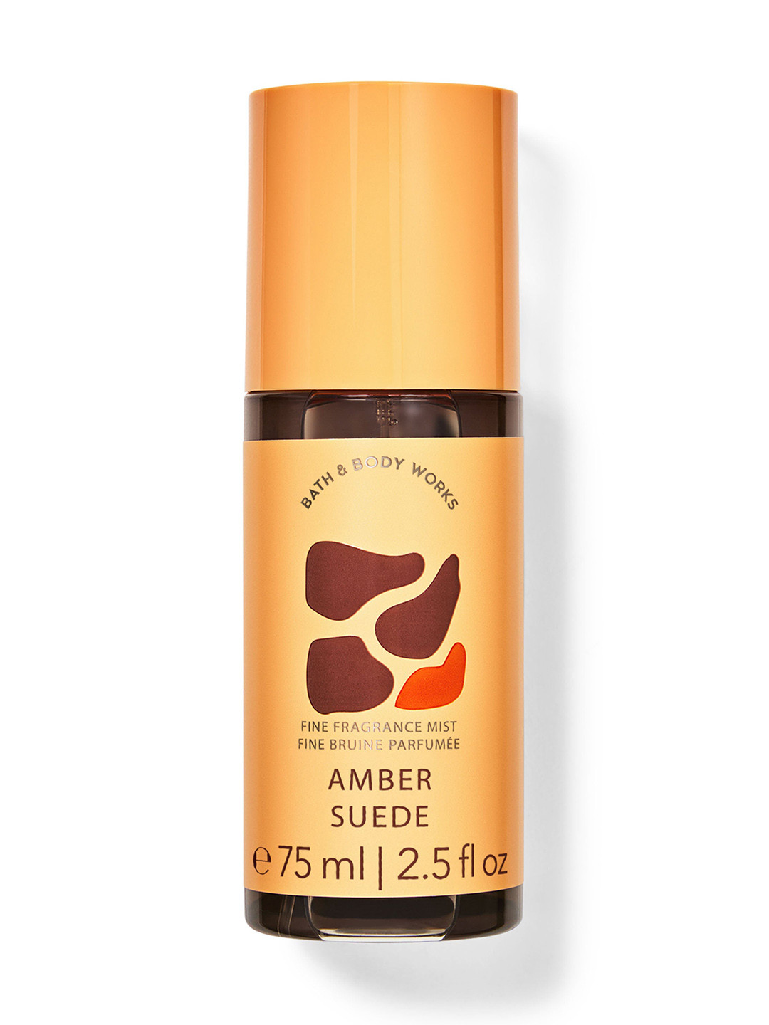 Bath & Body Works Amber Suede Travel Size Fine Fragrance Mist - 75ml